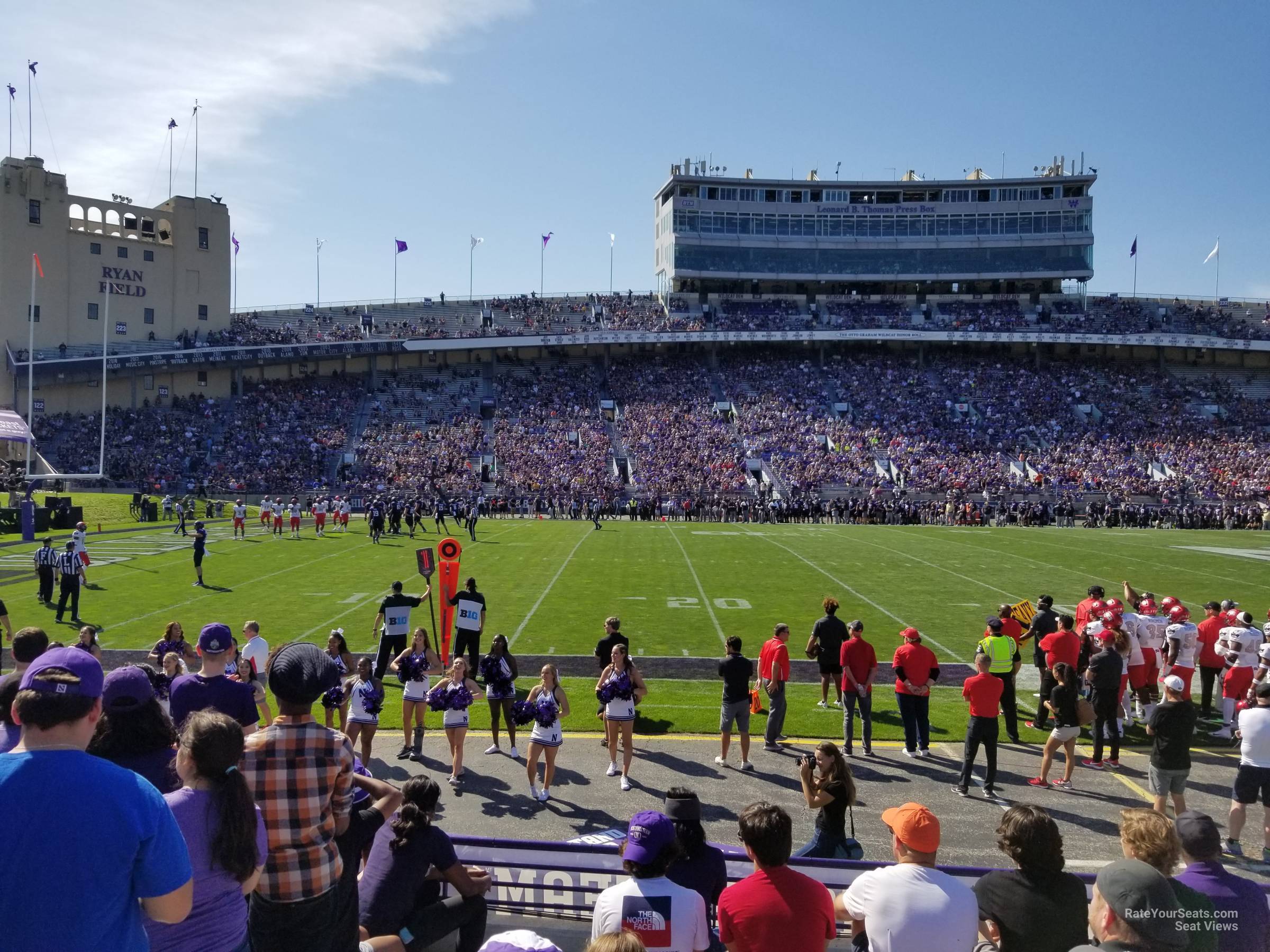 section 110, row 8 seat view  - ryan field