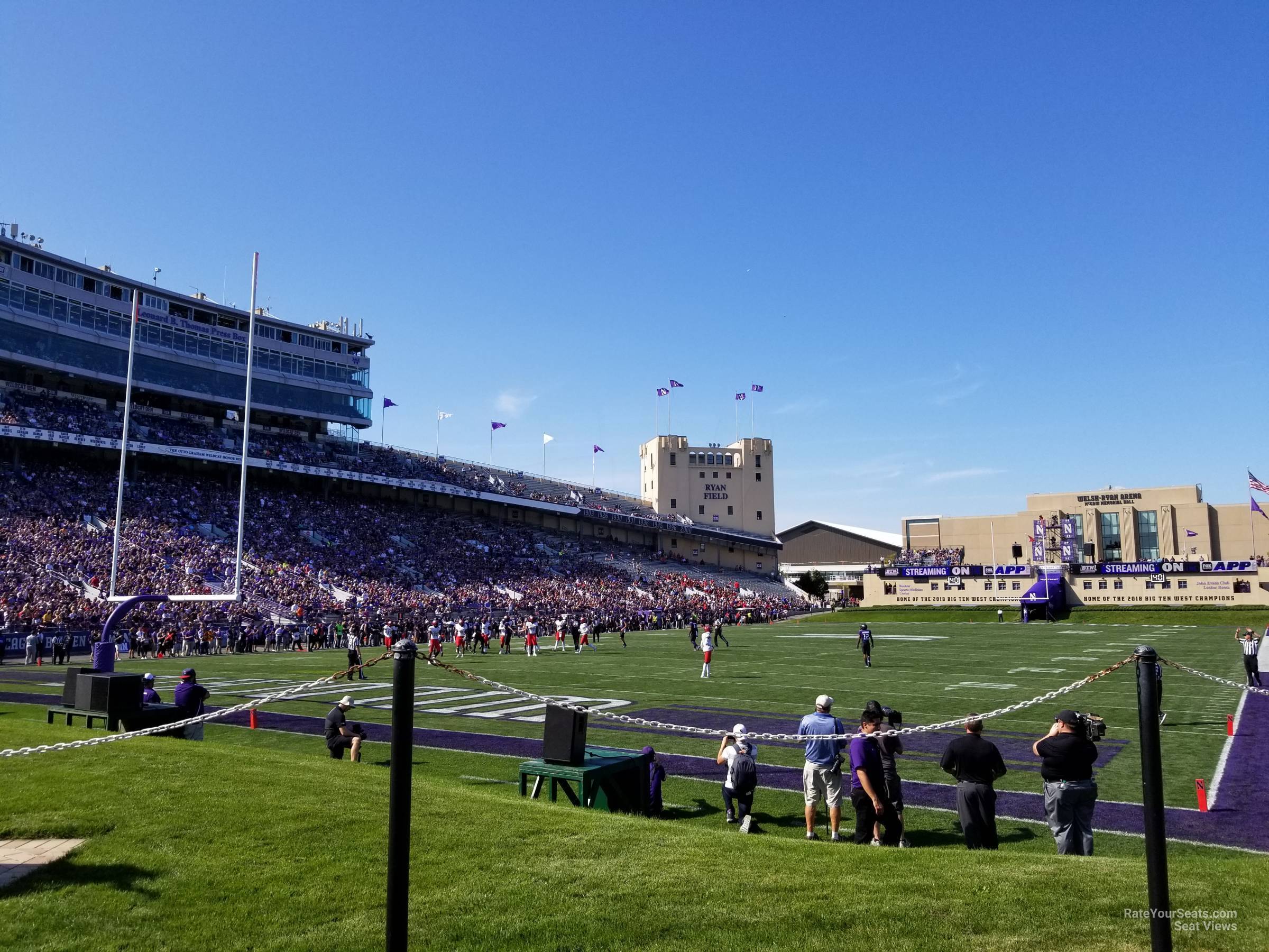 section 115, row 1 seat view  - ryan field