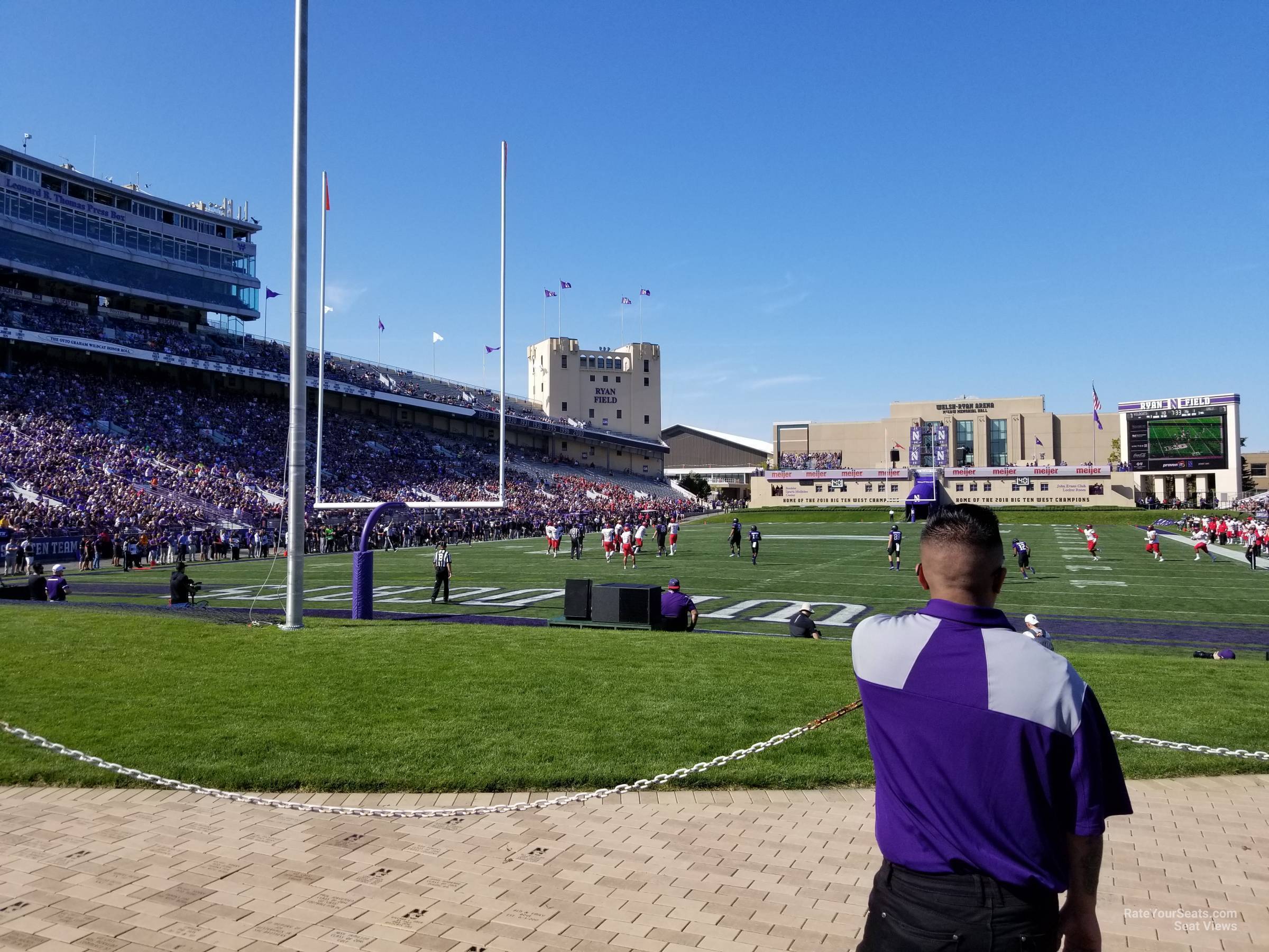 section 116, row 1 seat view  - ryan field