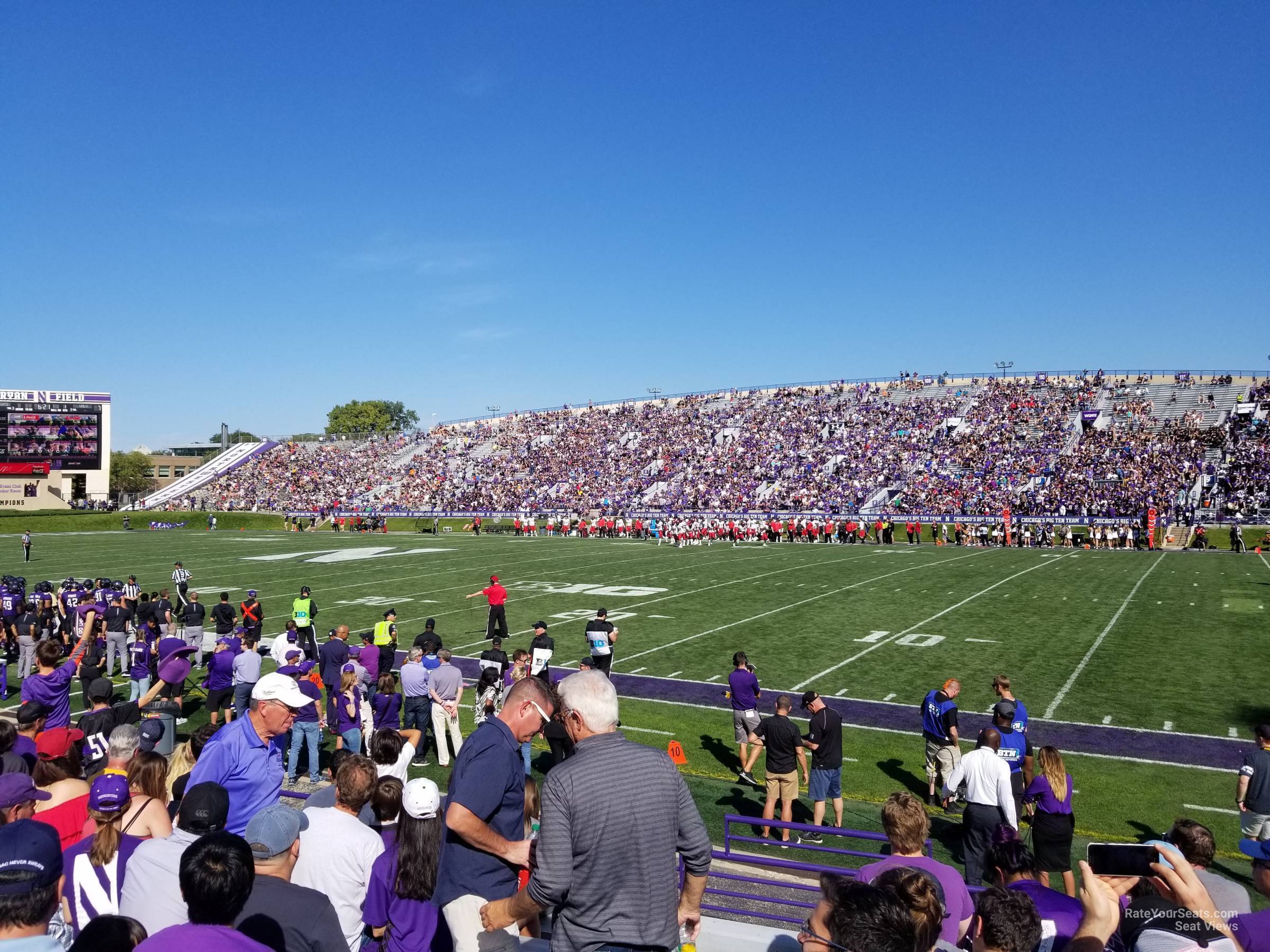 section 125, row 9 seat view  - ryan field