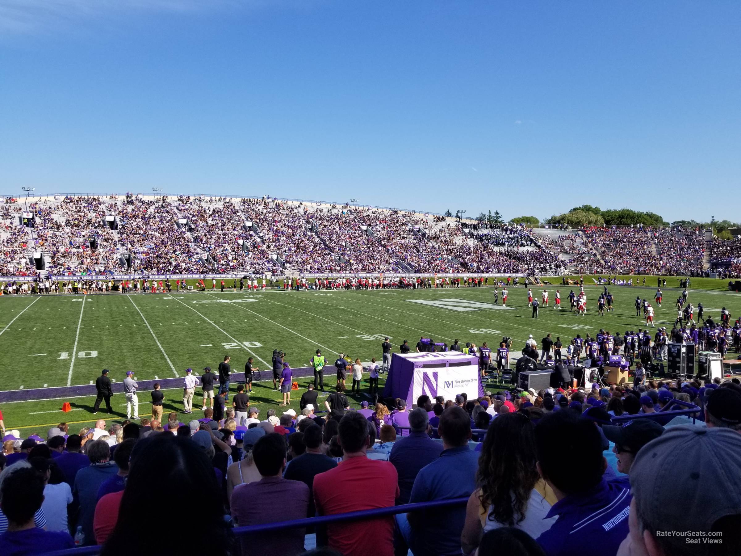 section 132, row 22 seat view  - ryan field