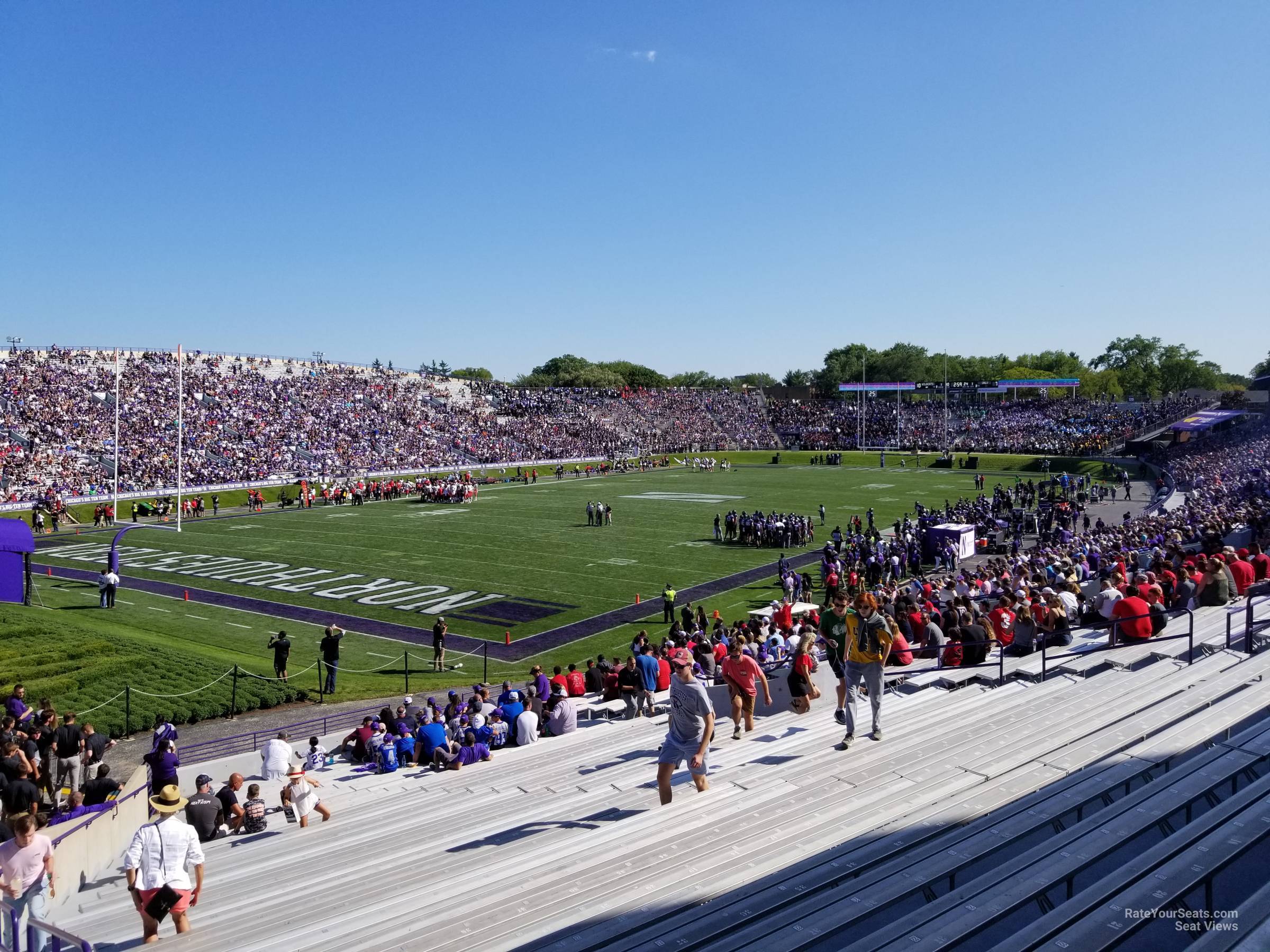 section 136, row 34 seat view  - ryan field