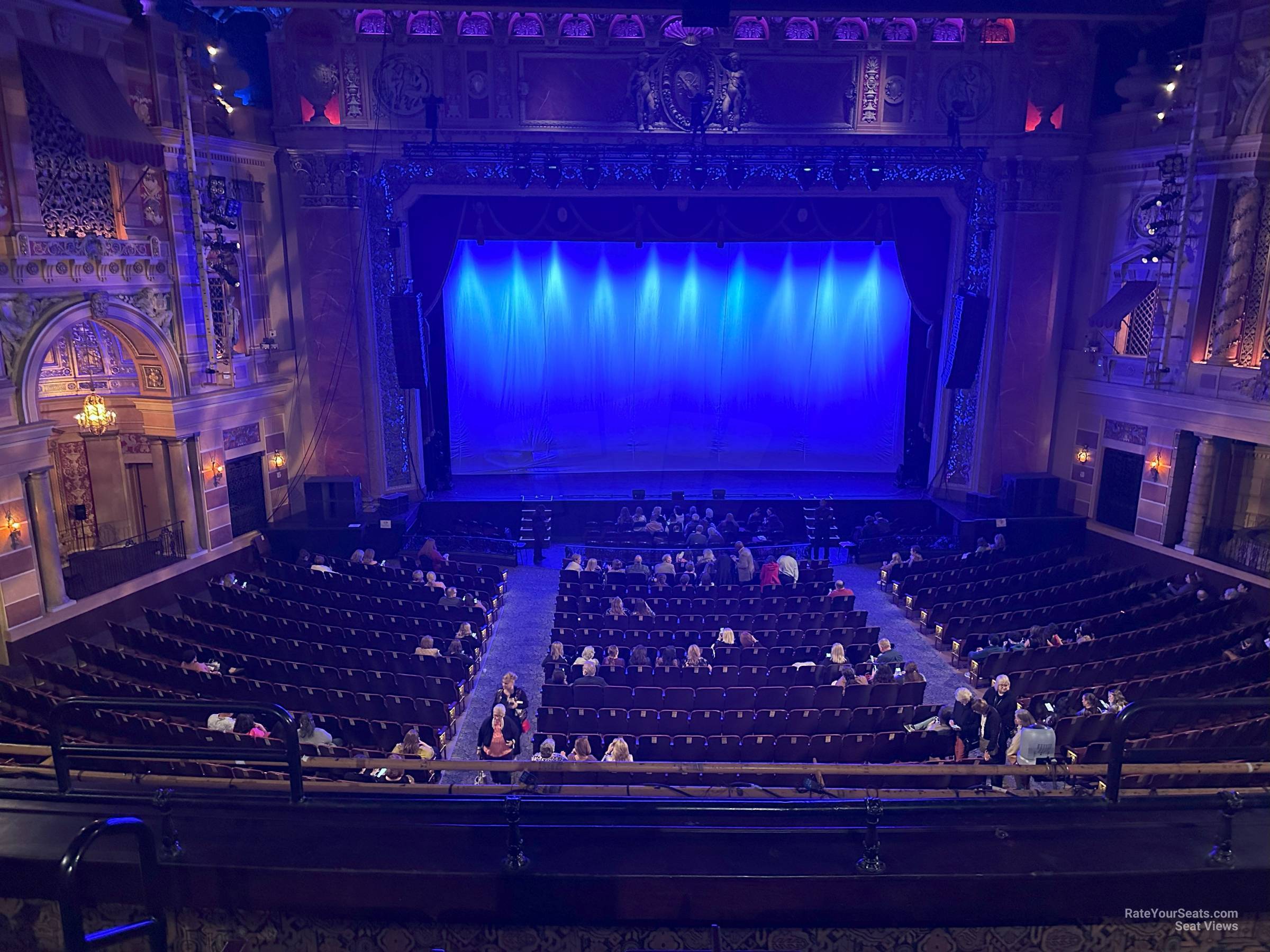 view from club seats seat view - saenger theatre-la