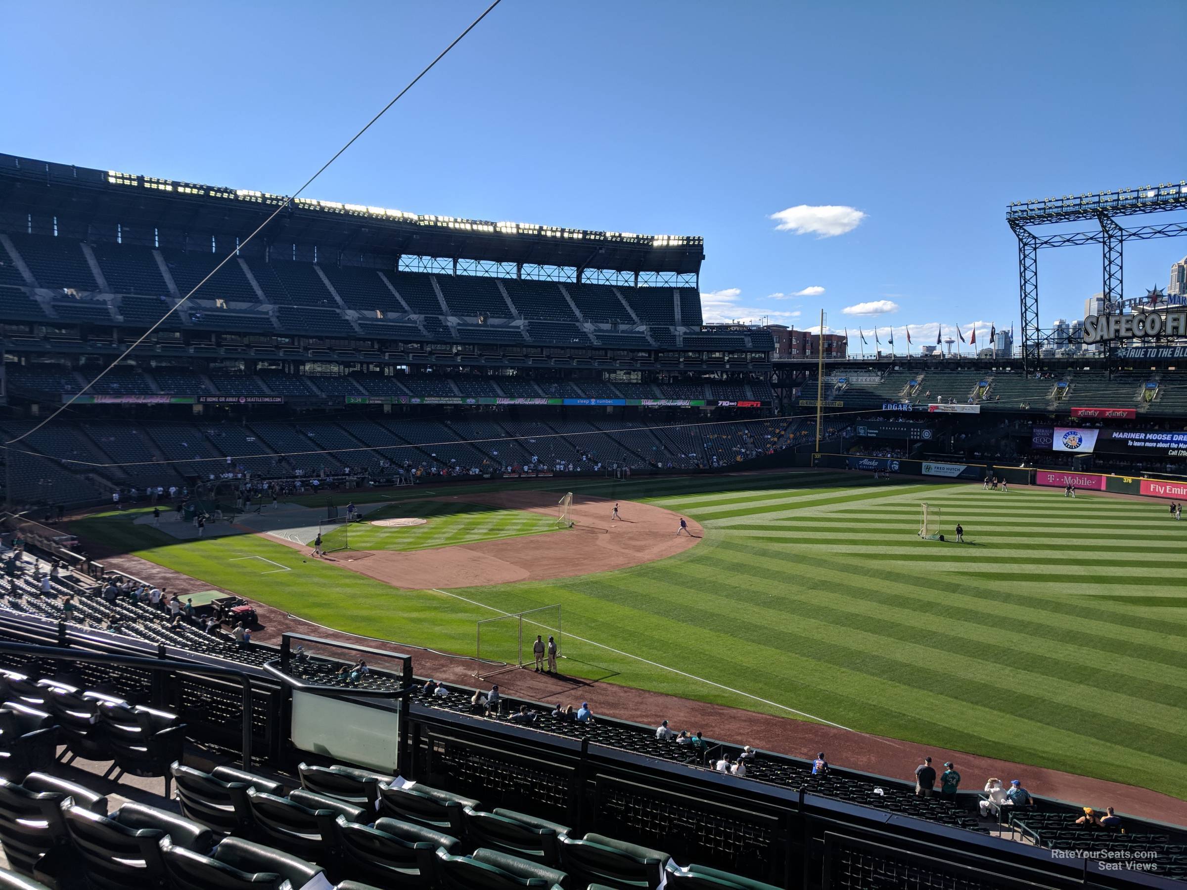 section 214, row 6 seat view  for baseball - t-mobile park