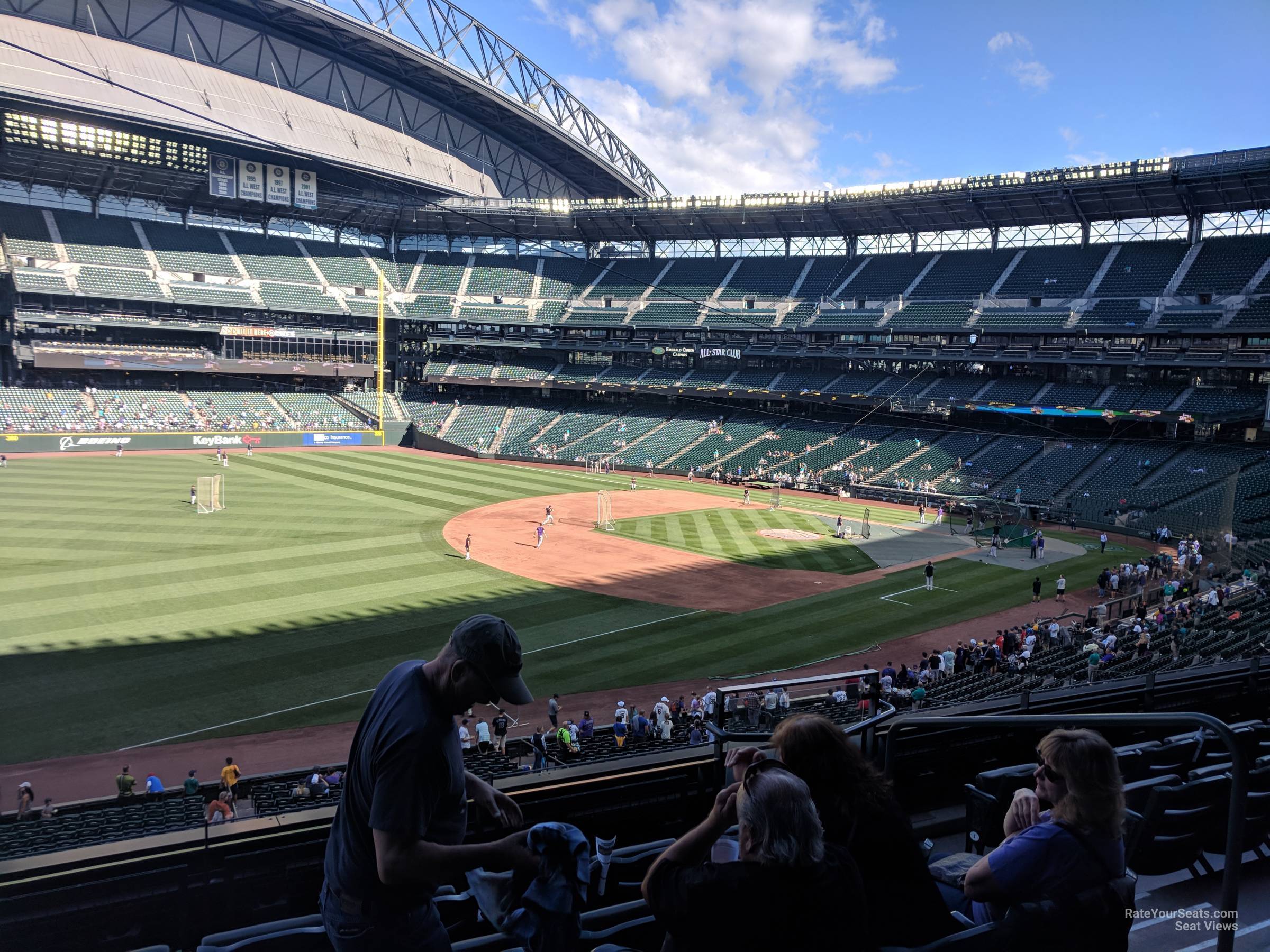 section 245, row 6 seat view  for baseball - t-mobile park