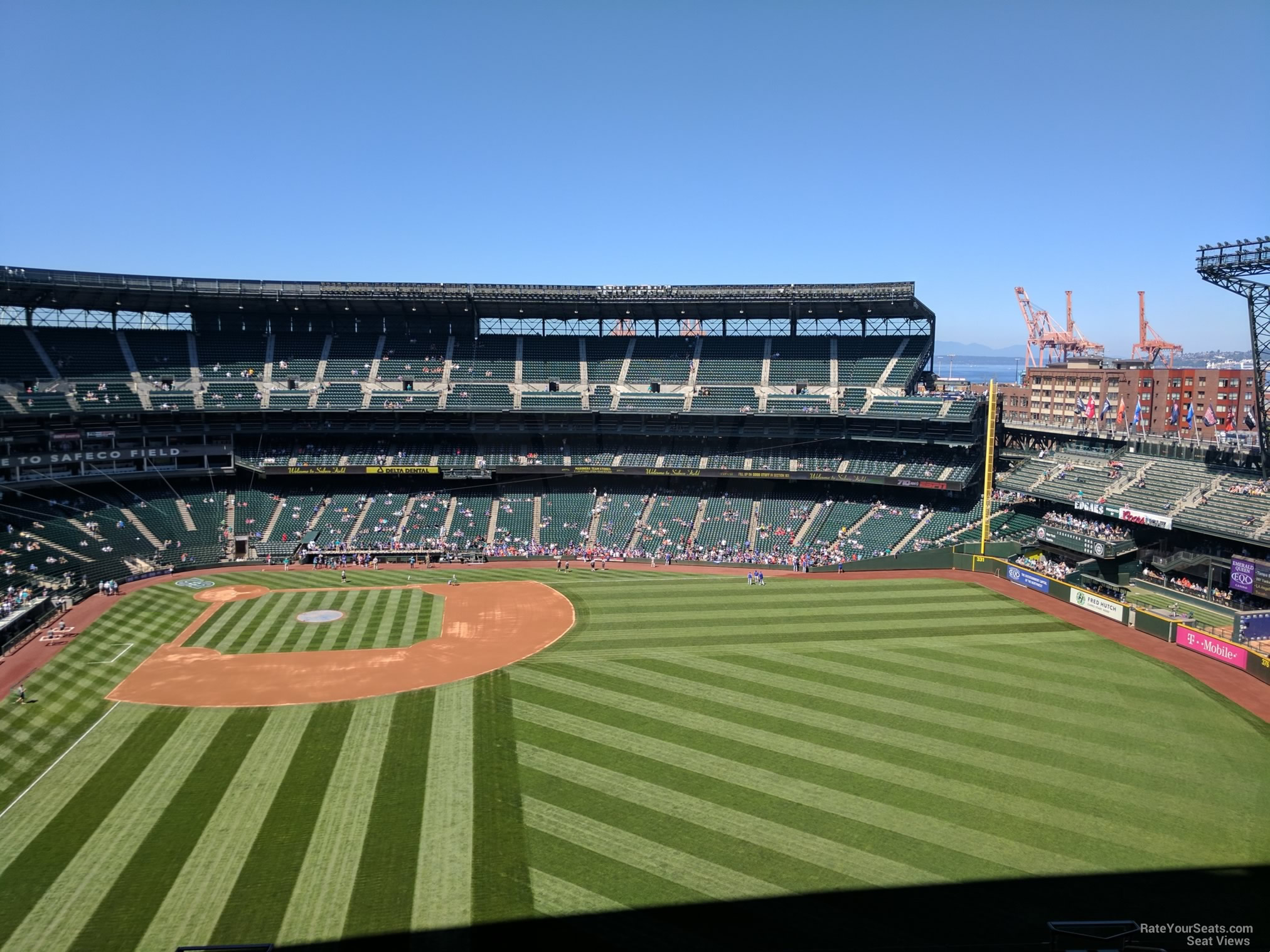 section 307, row 15 seat view  for baseball - t-mobile park