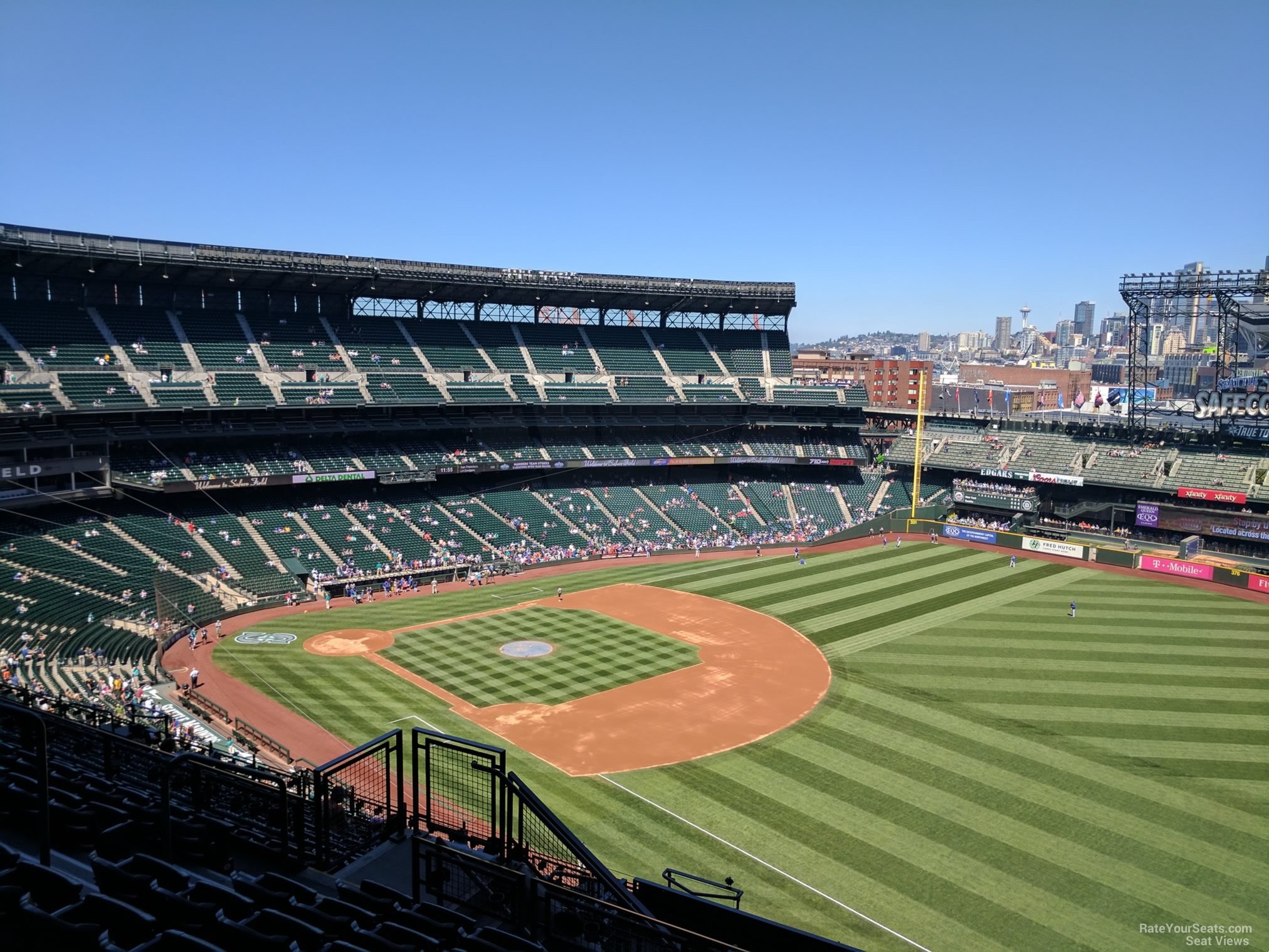 section 315, row 15 seat view  for baseball - t-mobile park