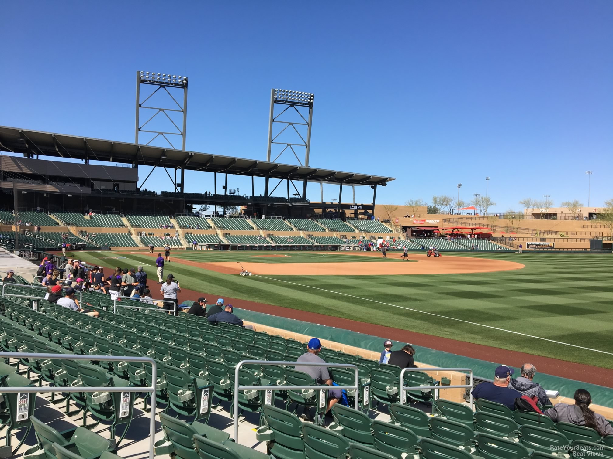 section 101, row 10 seat view  - salt river field at talking stick