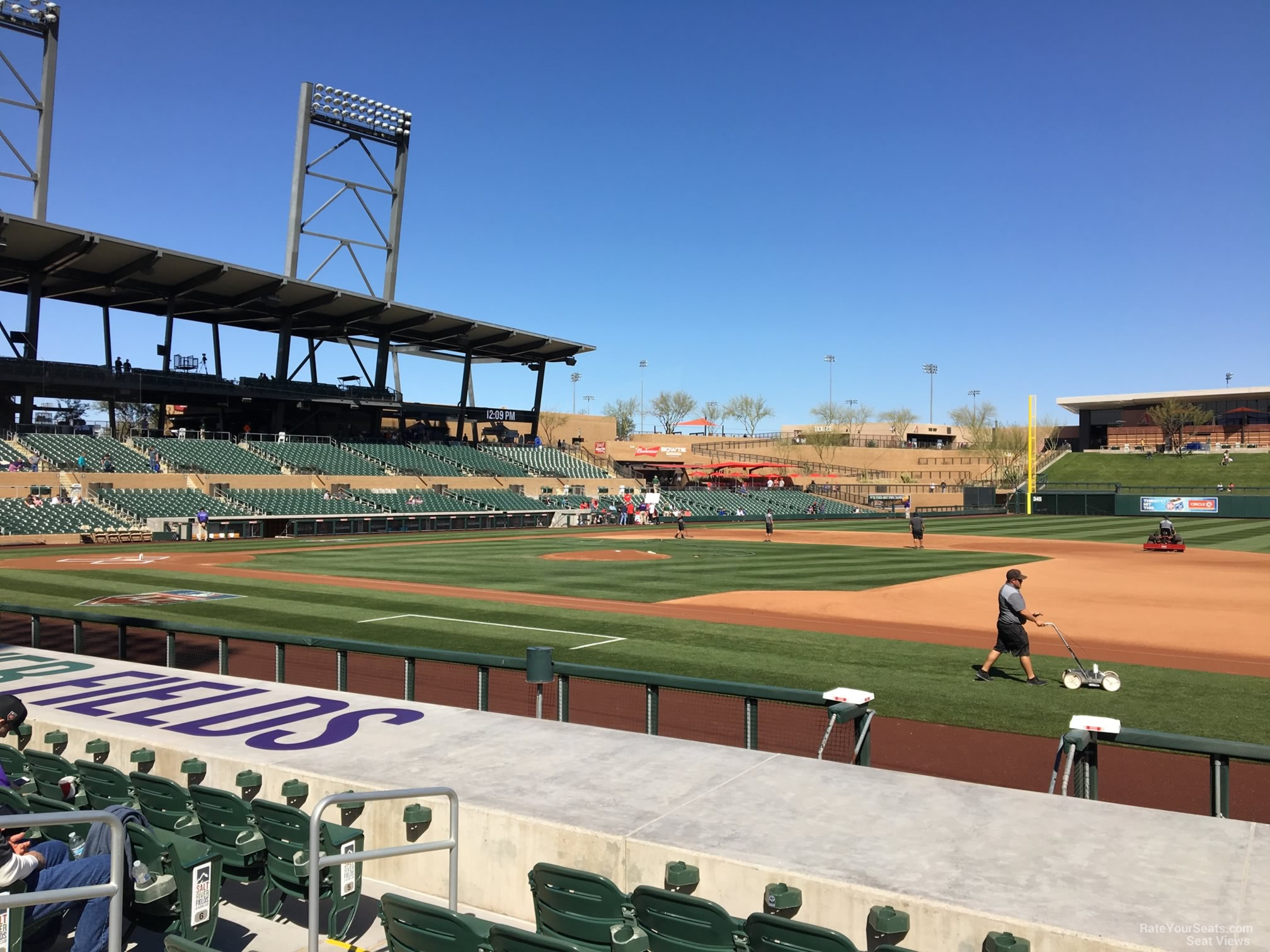 section 105, row 10 seat view  - salt river field at talking stick