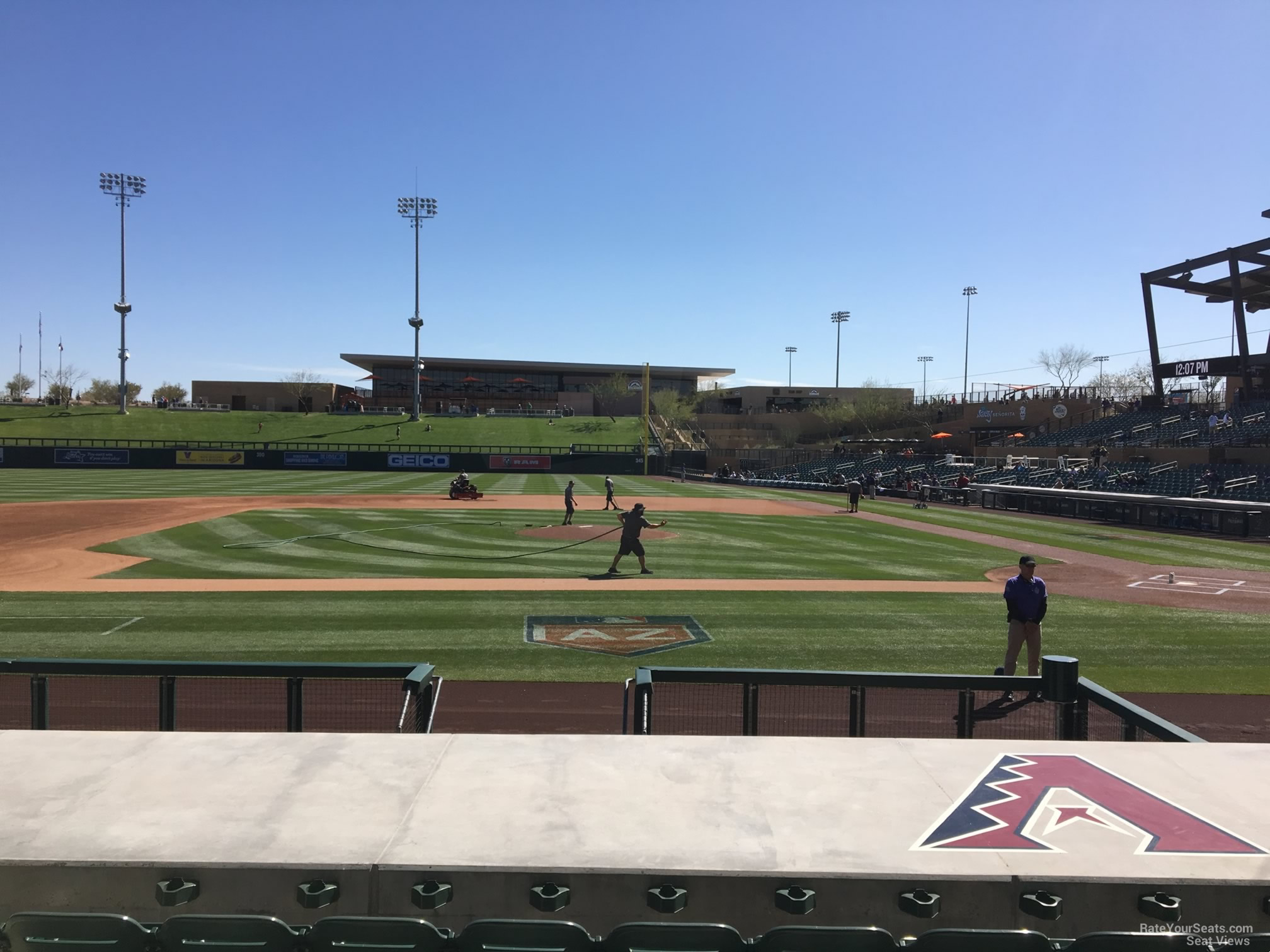 section 116, row 10 seat view  - salt river field at talking stick