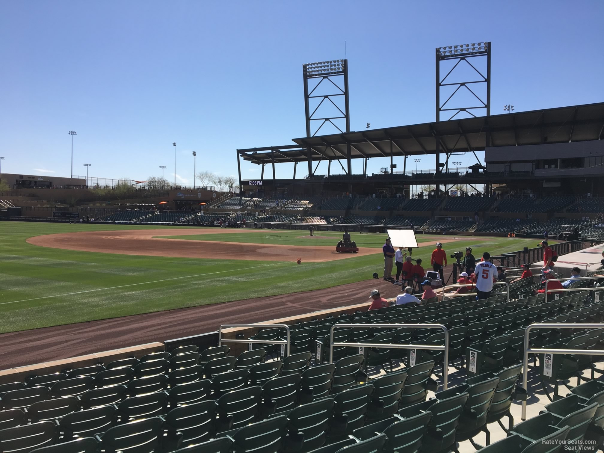 section 122, row 10 seat view  - salt river field at talking stick