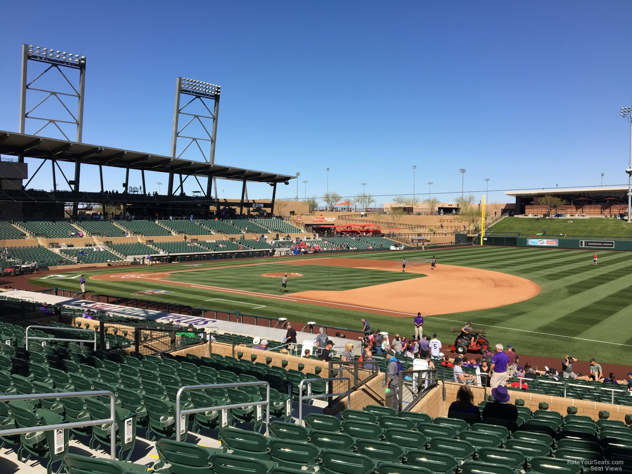 section 203, row 14 seat view  - salt river field at talking stick