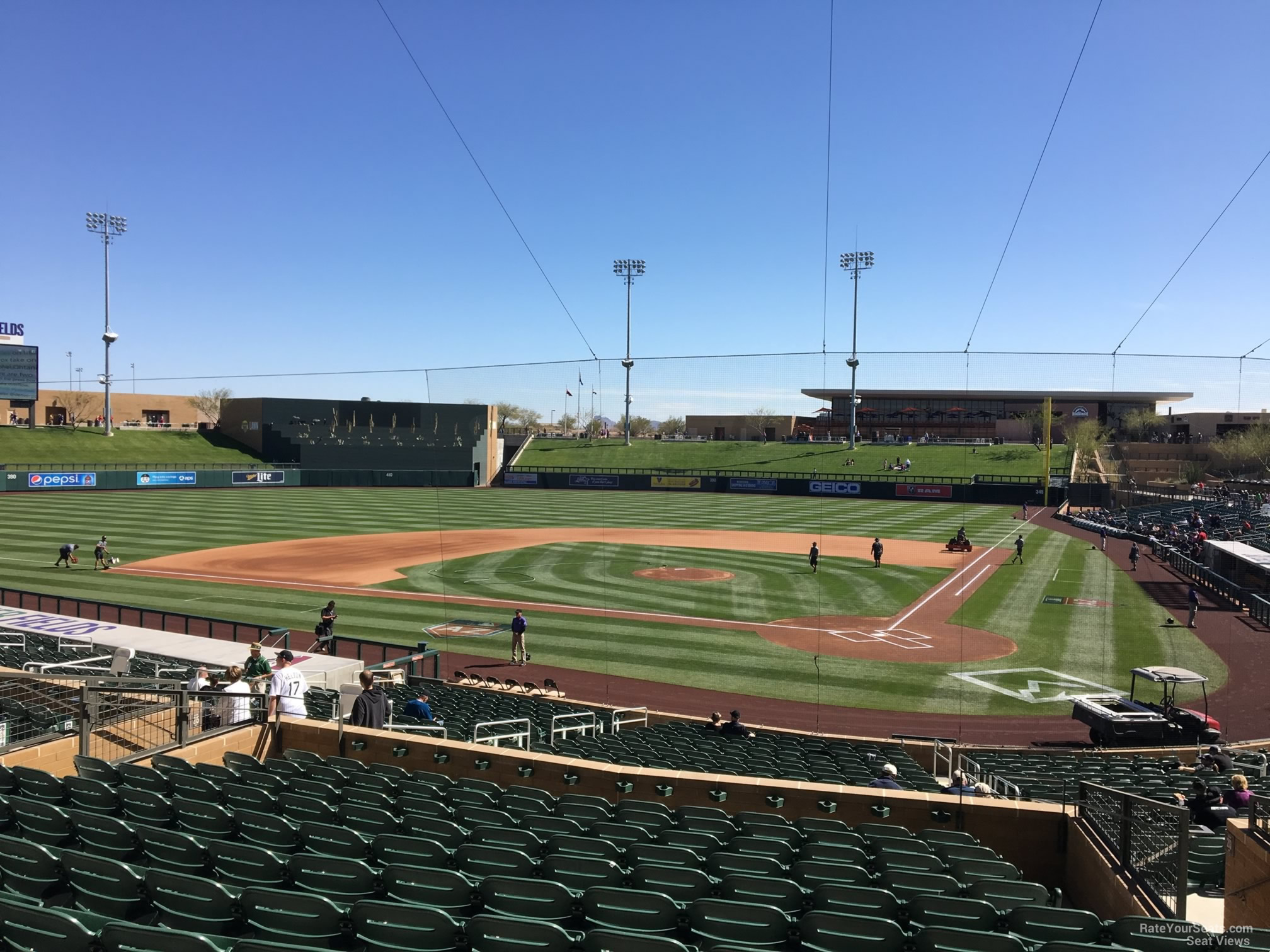 section 214, row 14 seat view  - salt river field at talking stick