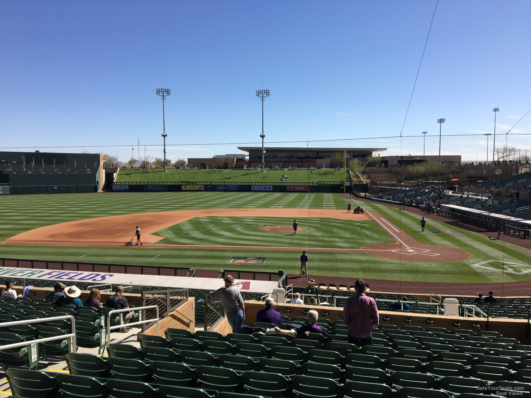 section 215, row 14 seat view  - salt river field at talking stick