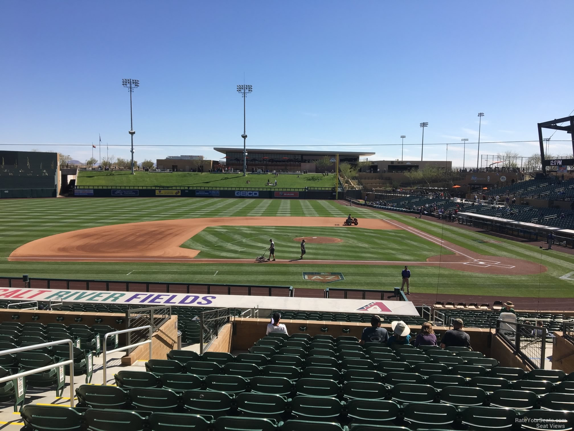 section 216, row 14 seat view  - salt river field at talking stick