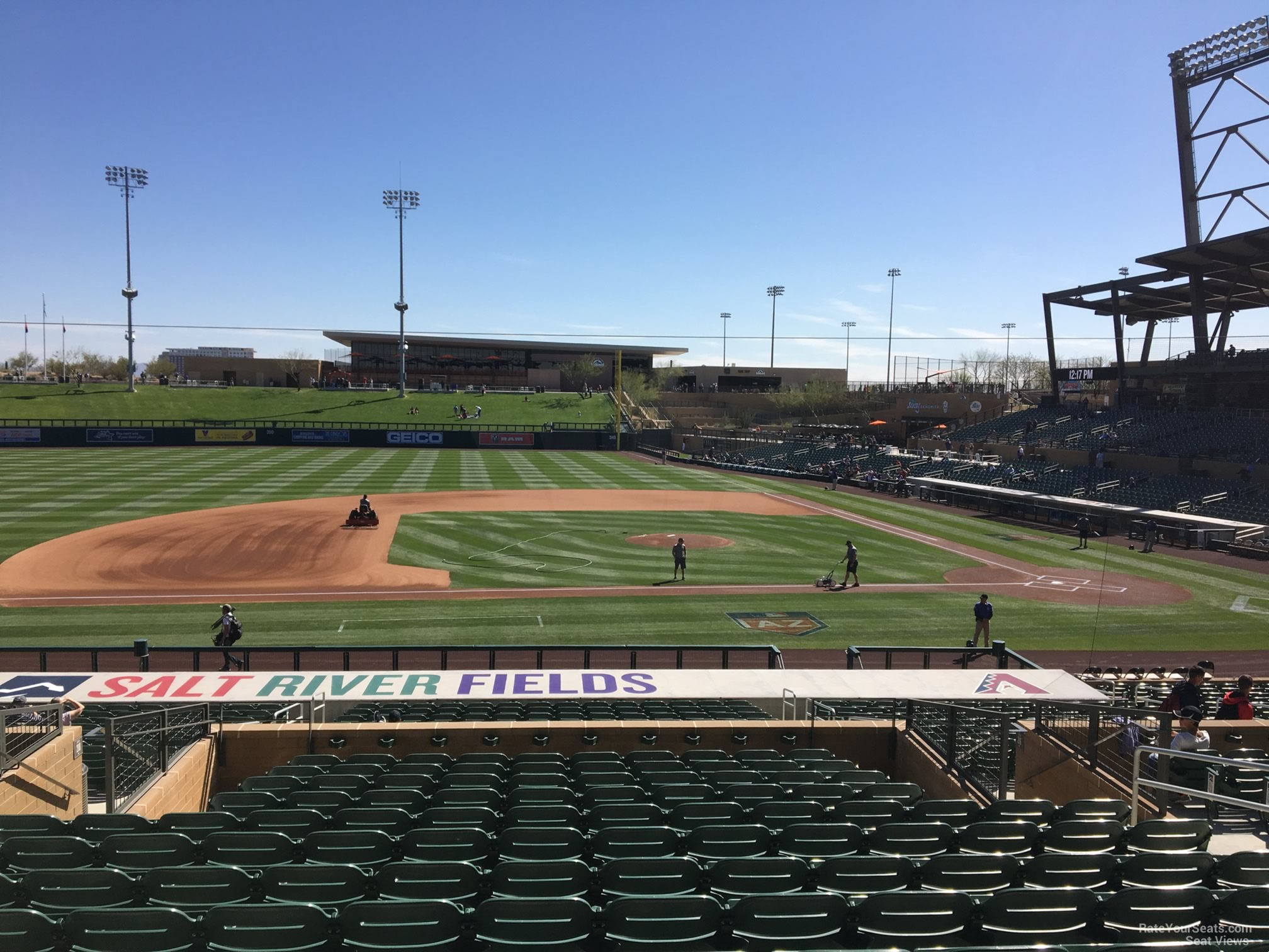 section 217, row 14 seat view  - salt river field at talking stick