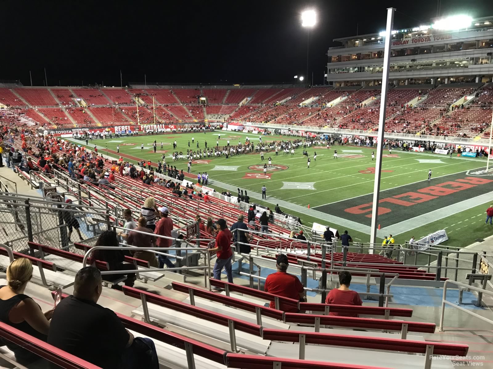 Section 201 at Sam Boyd Stadium