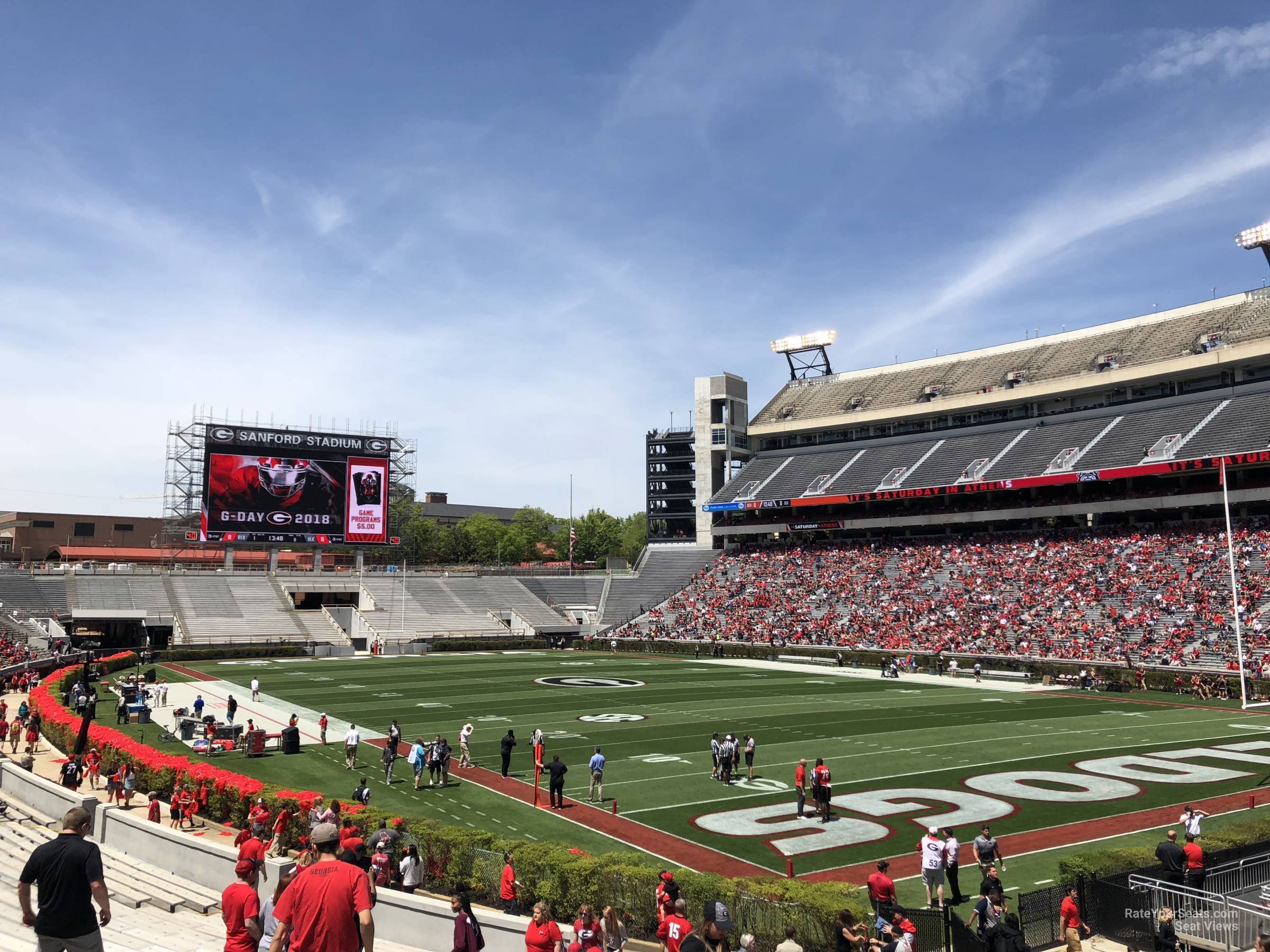 Sanford Stadium Section 123 - RateYourSeats.com