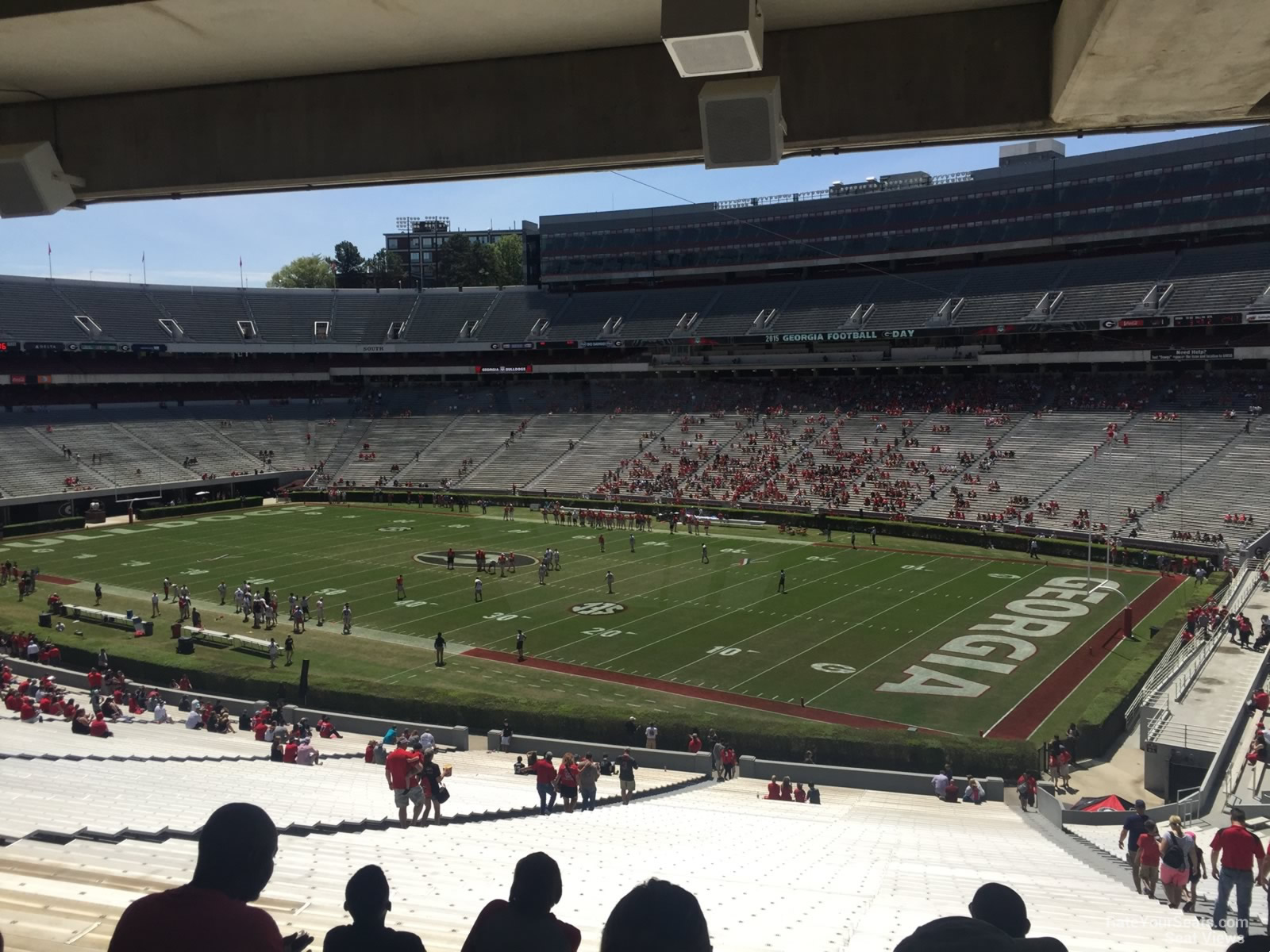 Sanford Stadium Section 102 - RateYourSeats.com