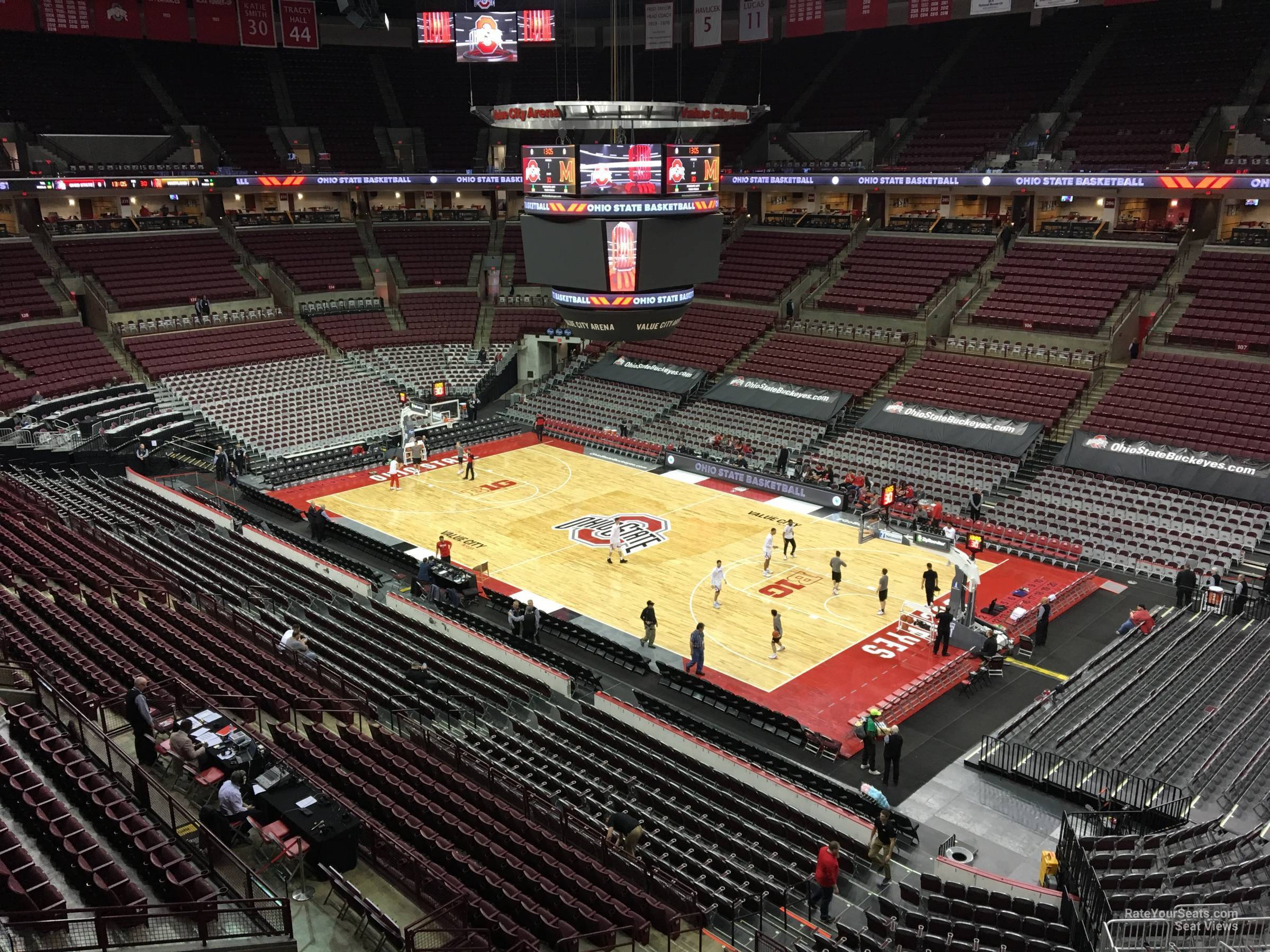 section 319, row a seat view  for basketball - schottenstein center