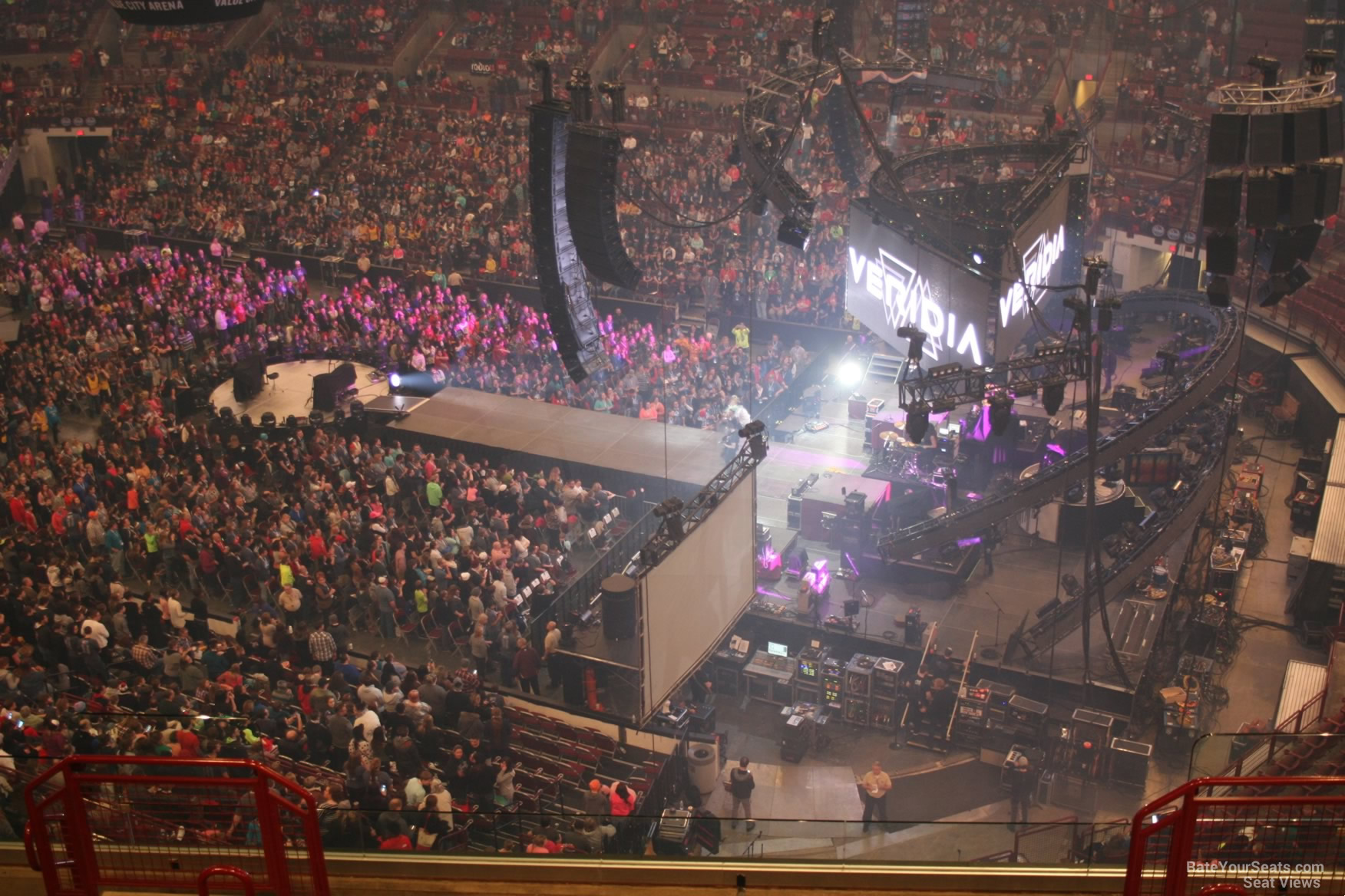 section 319, row j seat view  for concert - schottenstein center