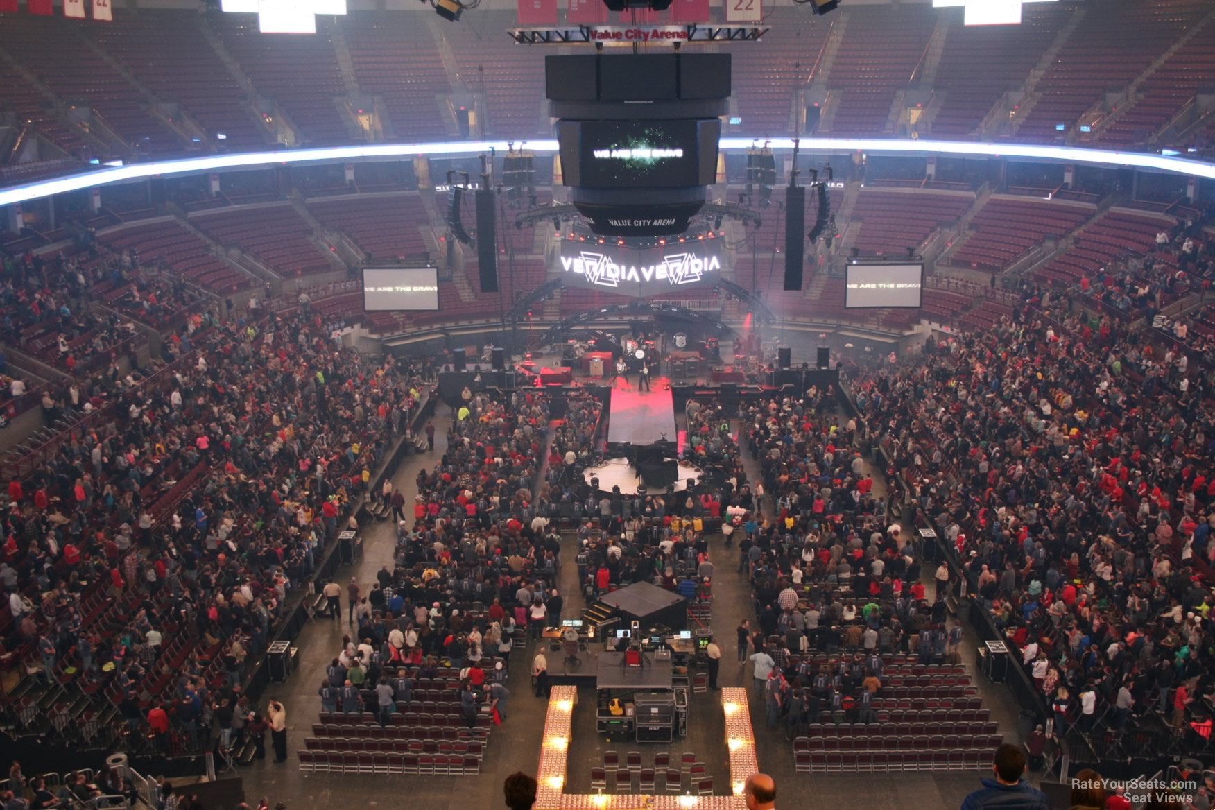 section 331, row j seat view  for concert - schottenstein center
