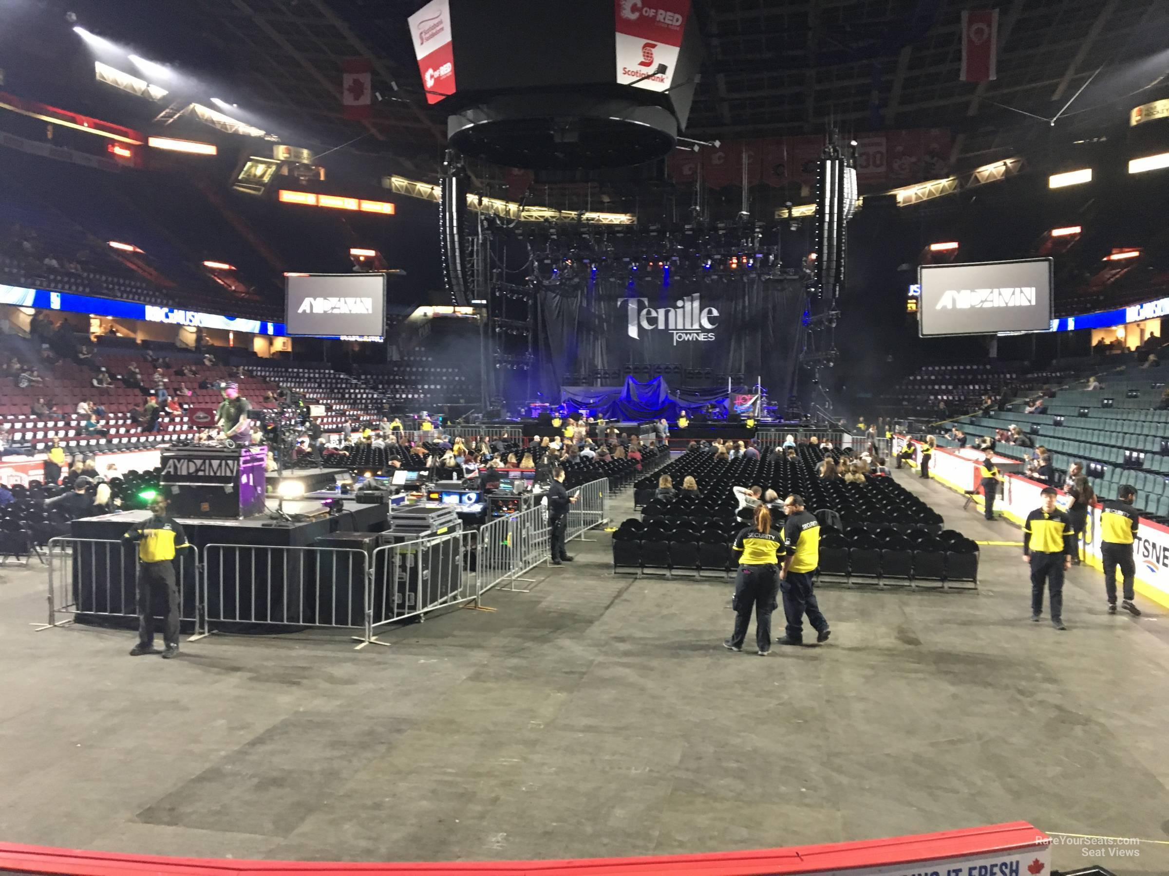 section 116, row 5 seat view  for concert - scotiabank saddledome