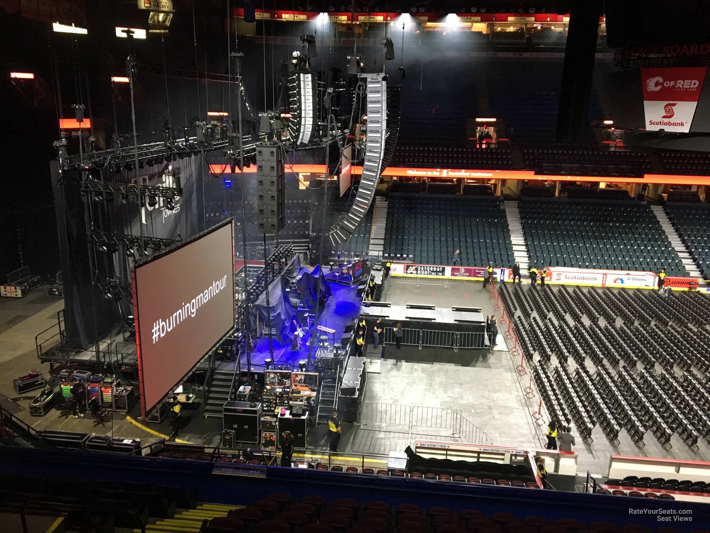 Scotiabank Saddledome Section 211 Concert Seating - RateYourSeats.com