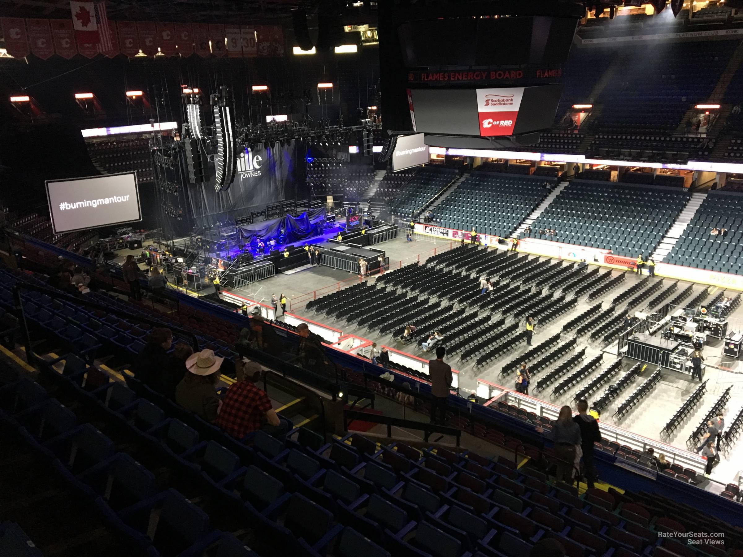 Section 214 at Scotiabank Saddledome for Concerts - RateYourSeats.com