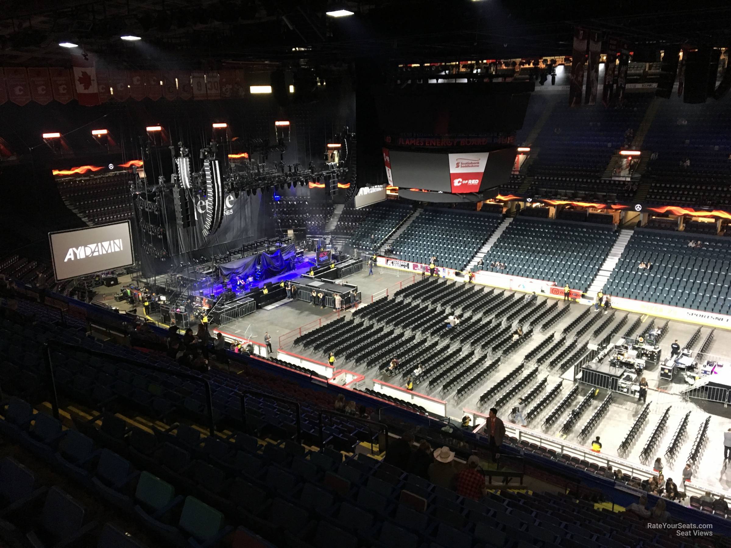 Scotiabank Saddledome Section 214 Concert Seating - RateYourSeats.com