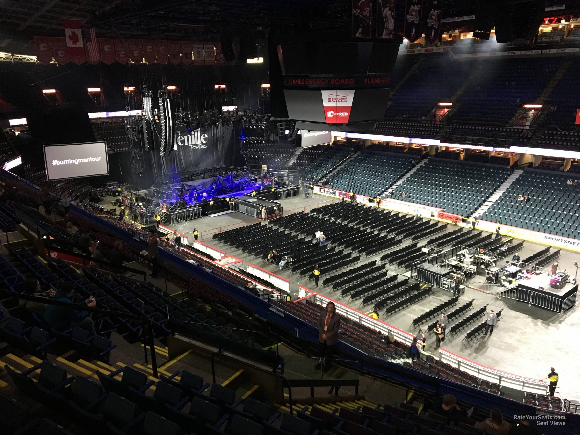 Scotiabank Saddledome Section 215 Concert Seating - RateYourSeats.com