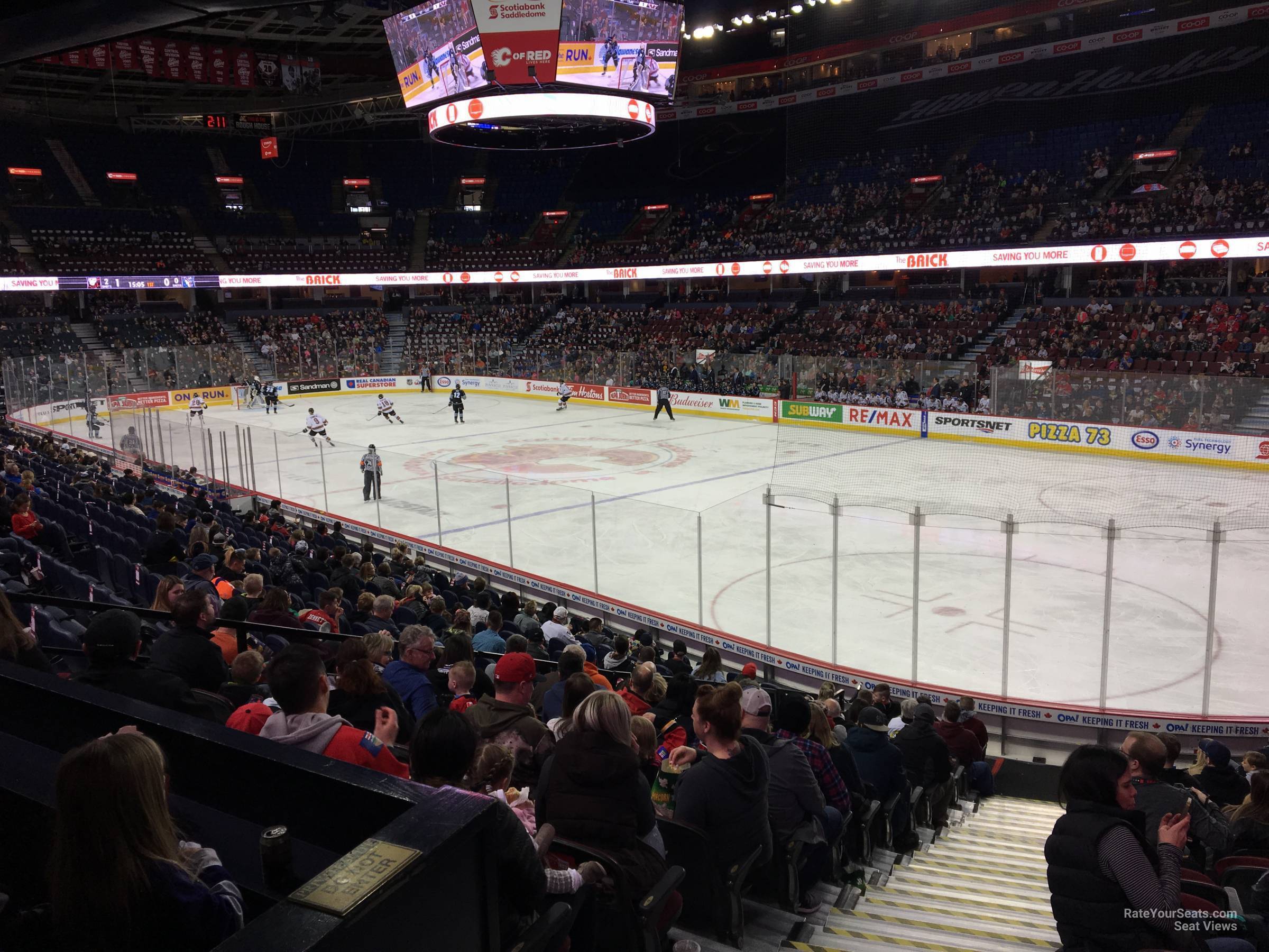 Scotiabank Saddledome Seating Chart With Seat Numbers