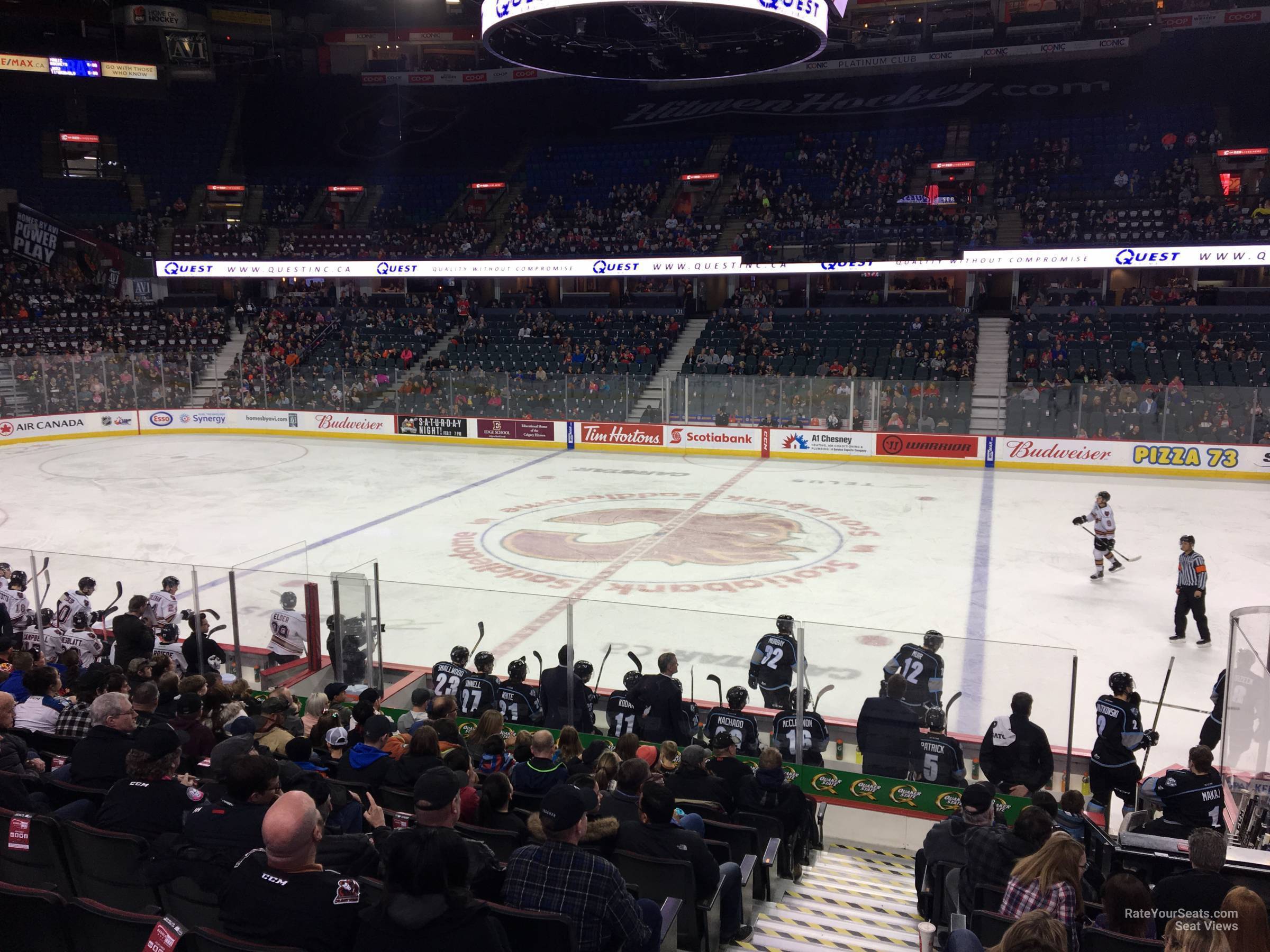 Scotiabank Saddledome Section 110 - Calgary Flames - RateYourSeats.com