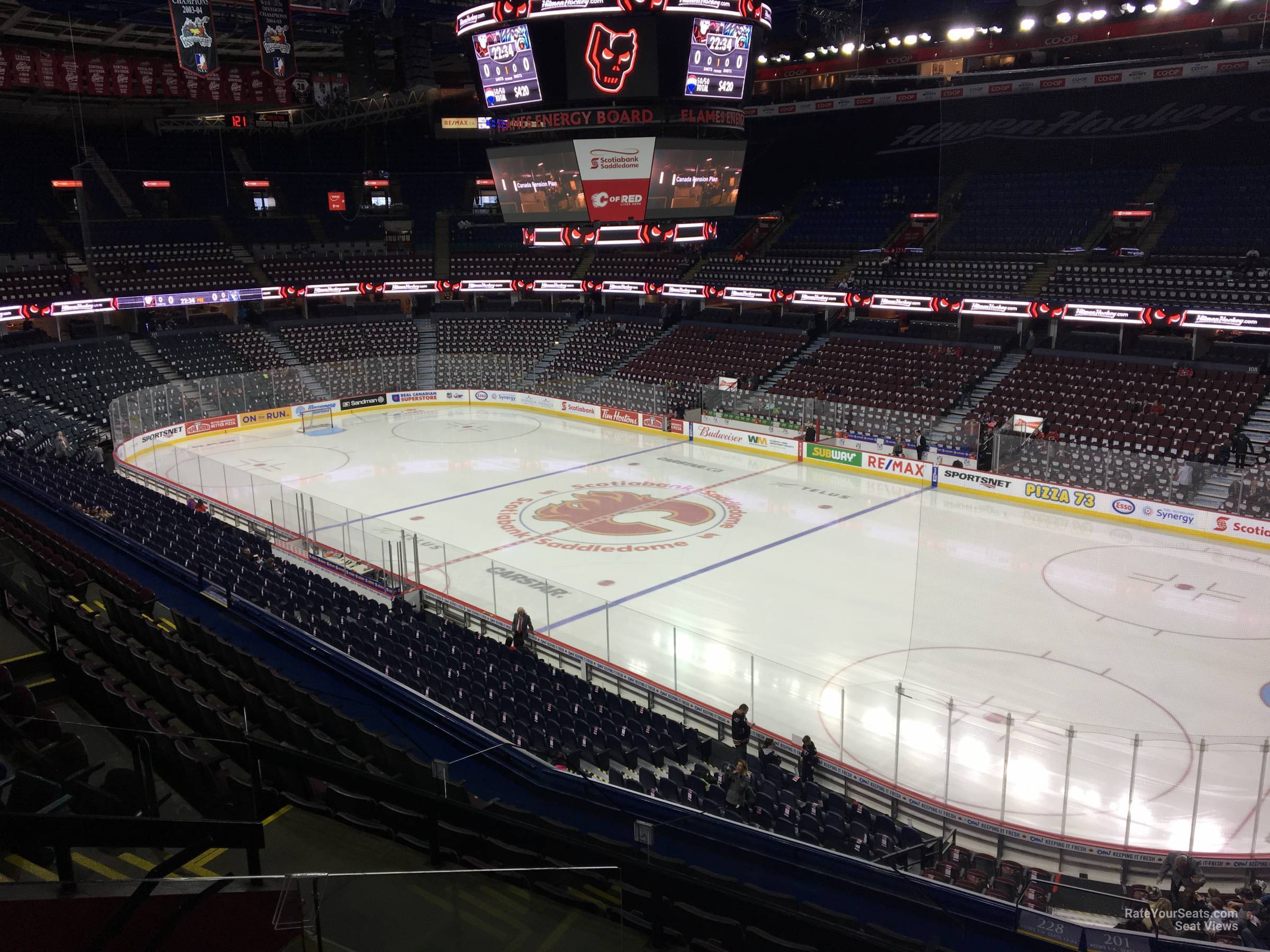 Scotiabank Saddledome Section 201 - Calgary Flames ...