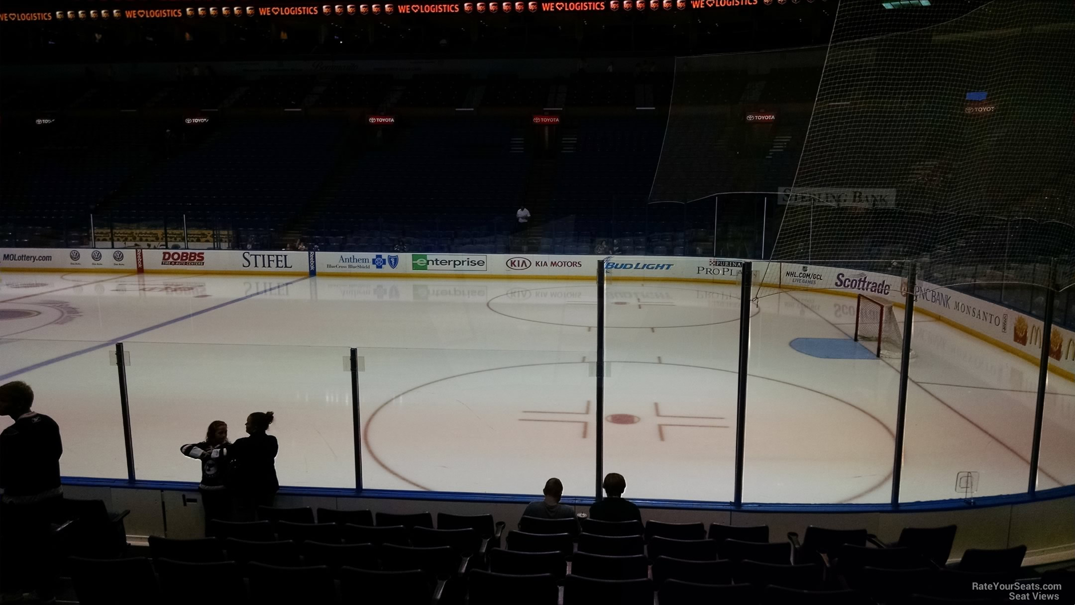 Enterprise Center Section 101 - St. Louis Blues - RateYourSeats.com