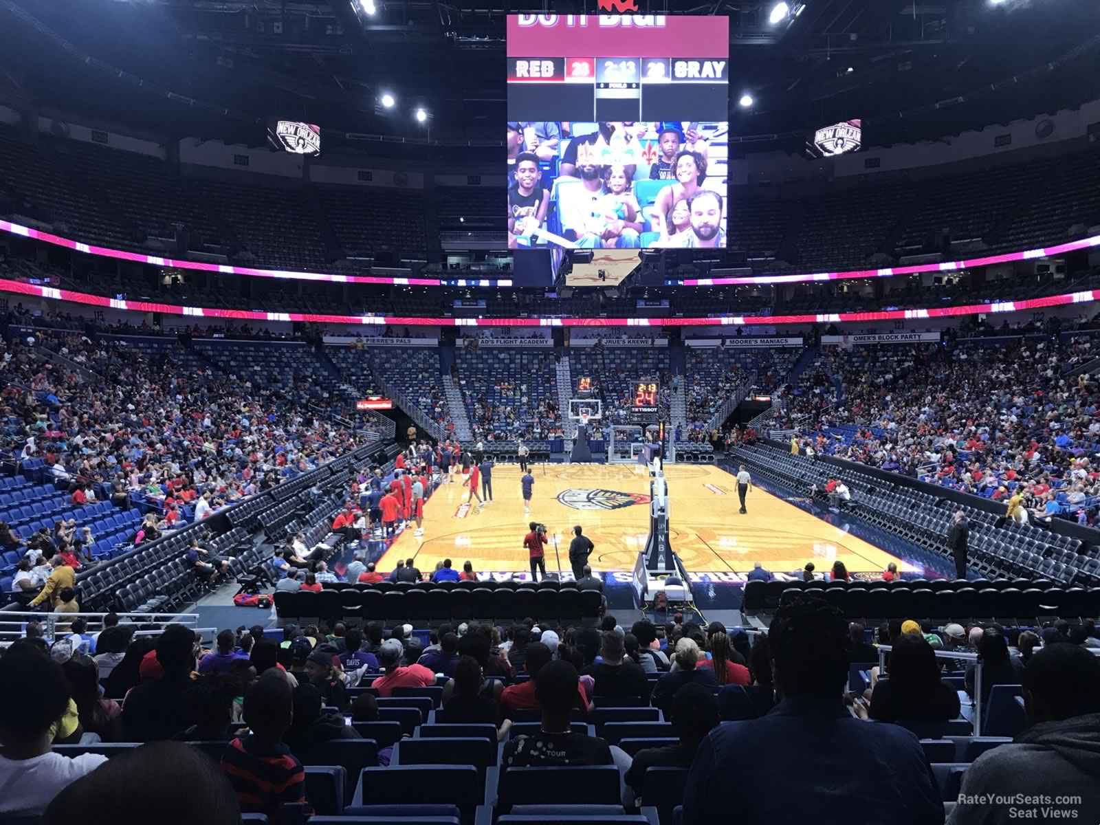 Smoothie King Center Section 107 - New Orleans Pelicans - RateYourSeats.com