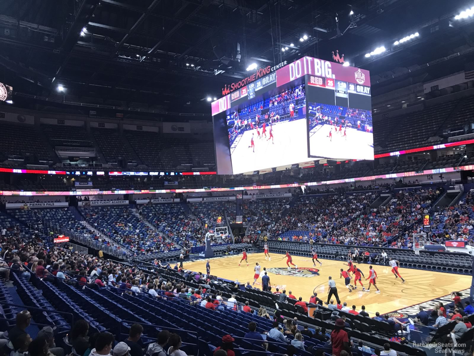 Smoothie King Center Section 110 - New Orleans Pelicans - RateYourSeats.com