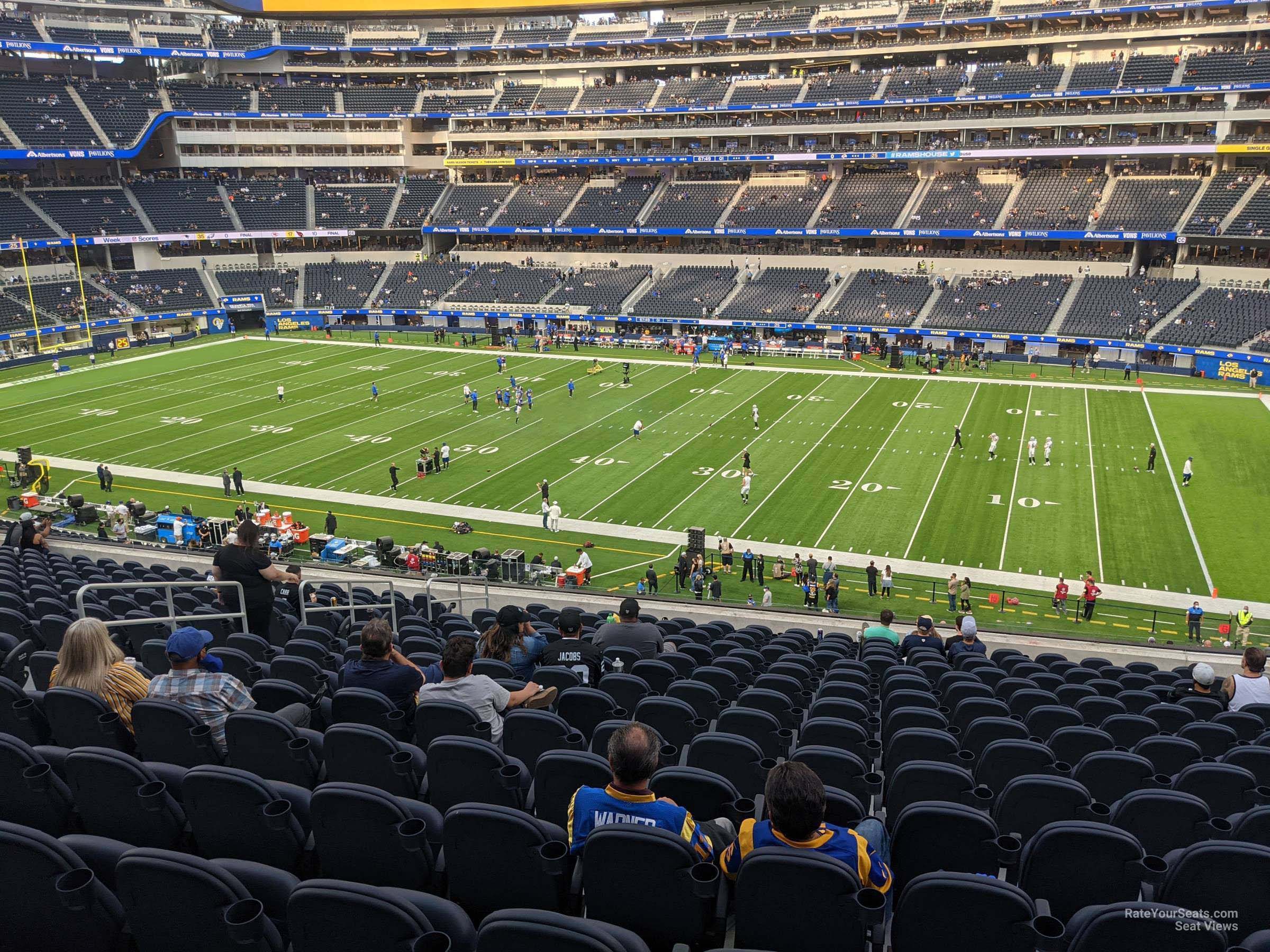 SoFi Stadium, section C109, home of Los Angeles Rams, Los Angeles