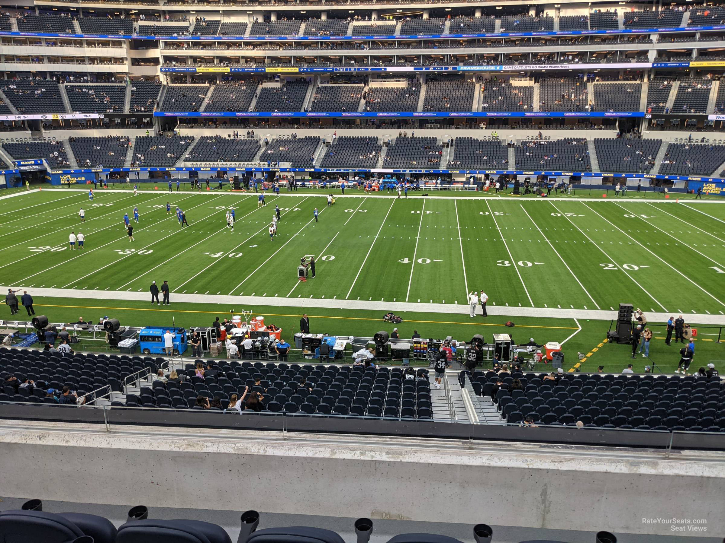 Sofi stadium, section VIP220, home of Los Angeles Rams, Los Angeles Chargers,  page 1