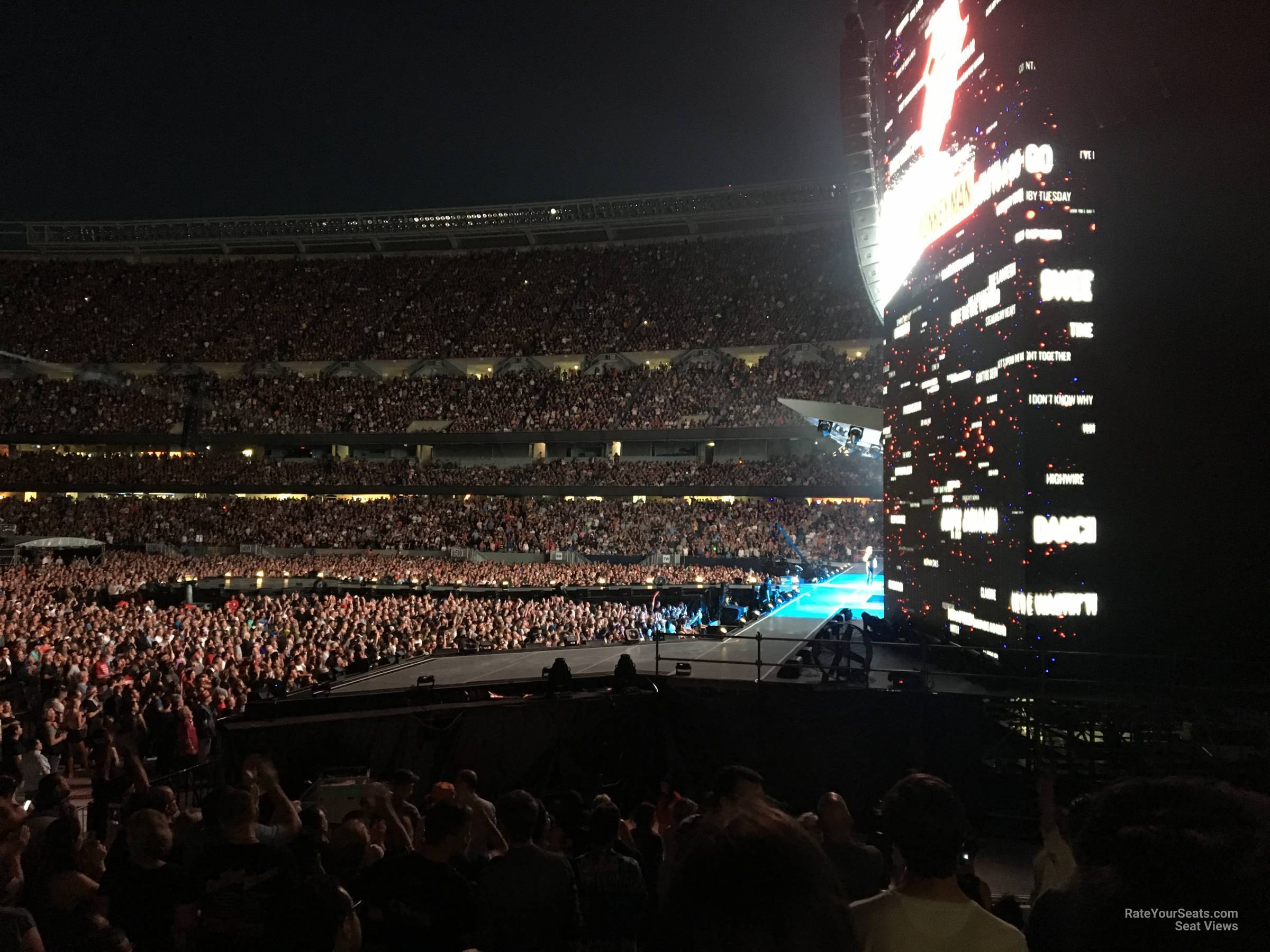 section 103, row 8 seat view  for concert - soldier field