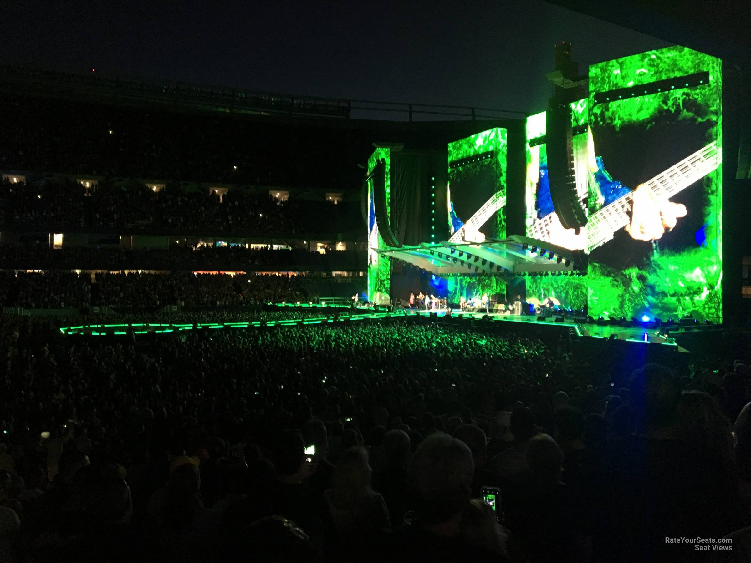 section 107, row 8 seat view  for concert - soldier field