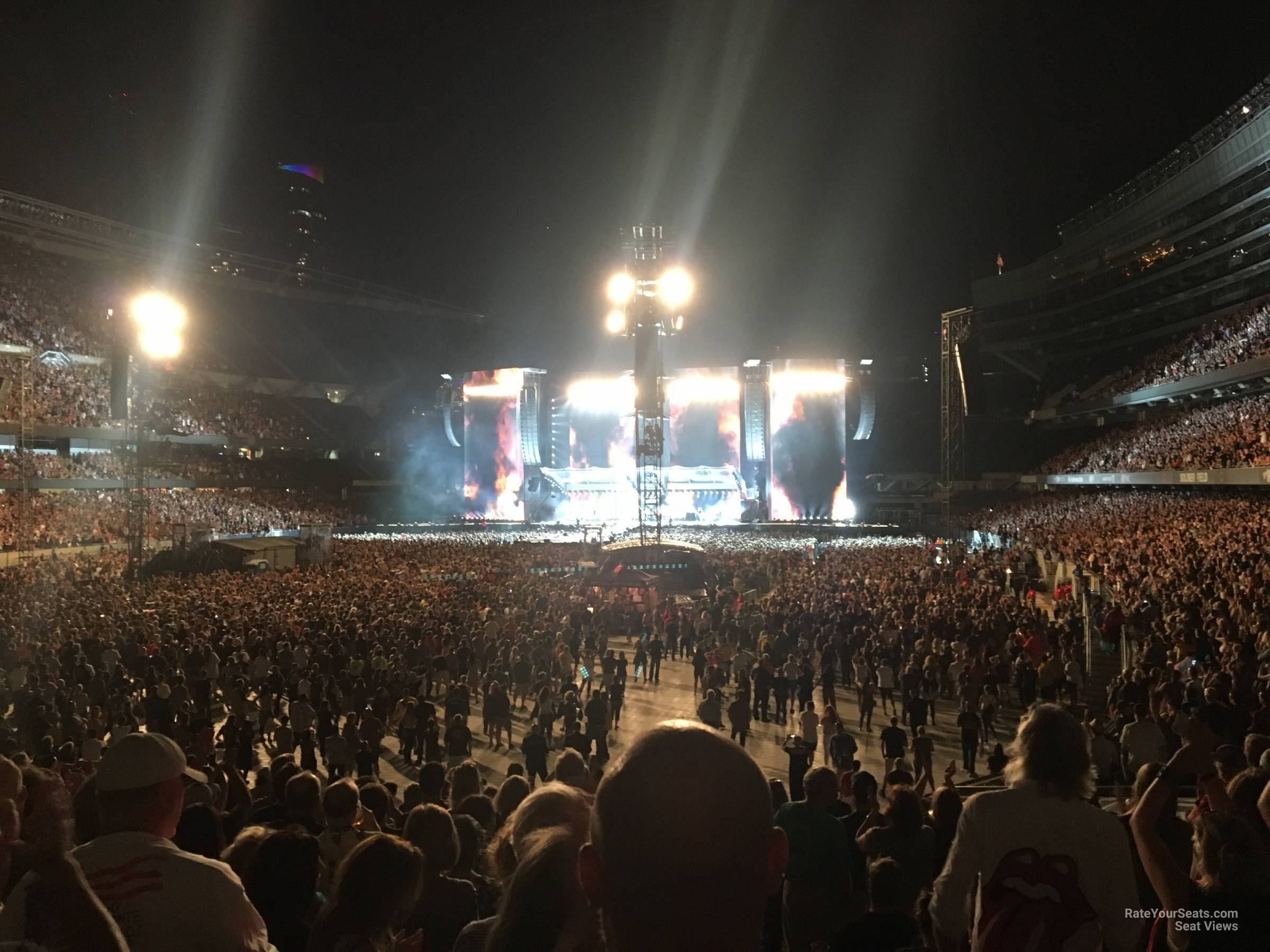 section 119, row 19 seat view  for concert - soldier field