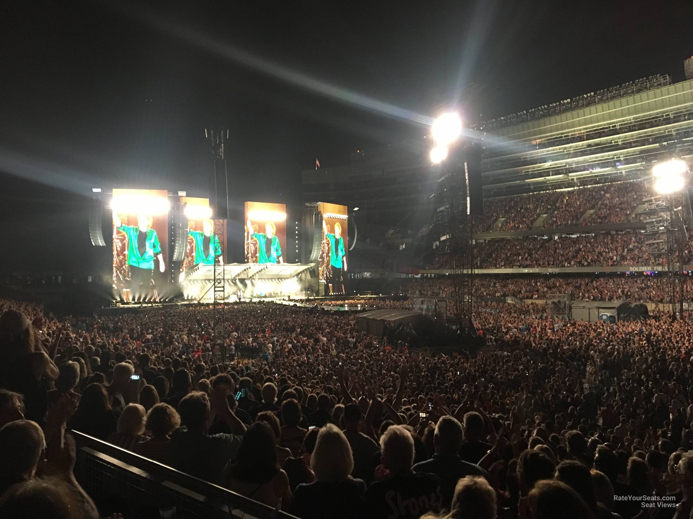 section 130, row 19 seat view  for concert - soldier field