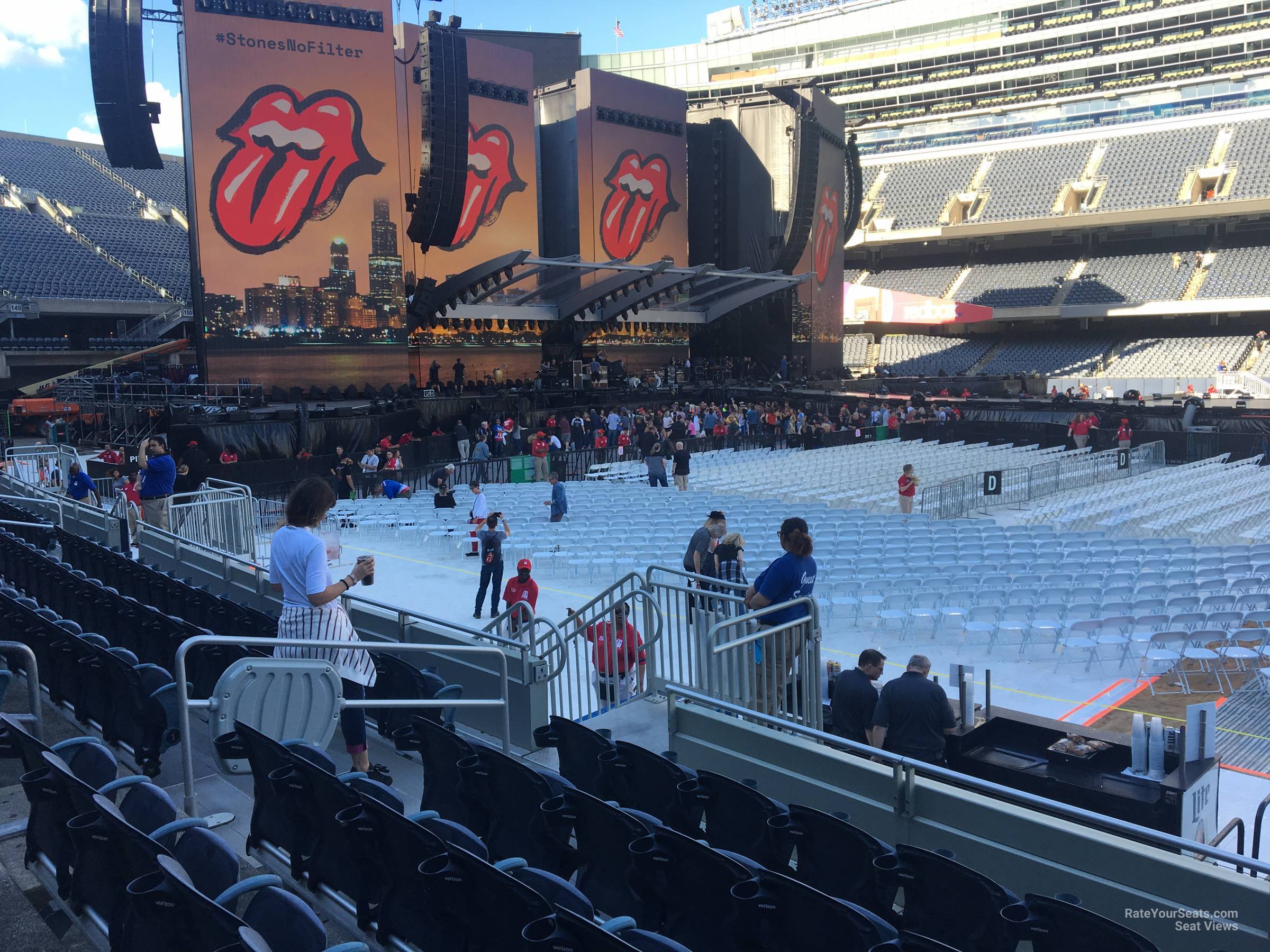 Section 130 at Soldier Field 