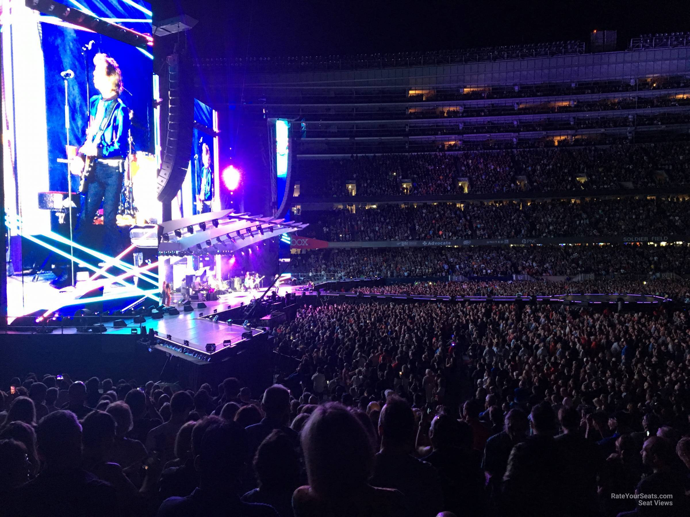 section 141, row 19 seat view  for concert - soldier field