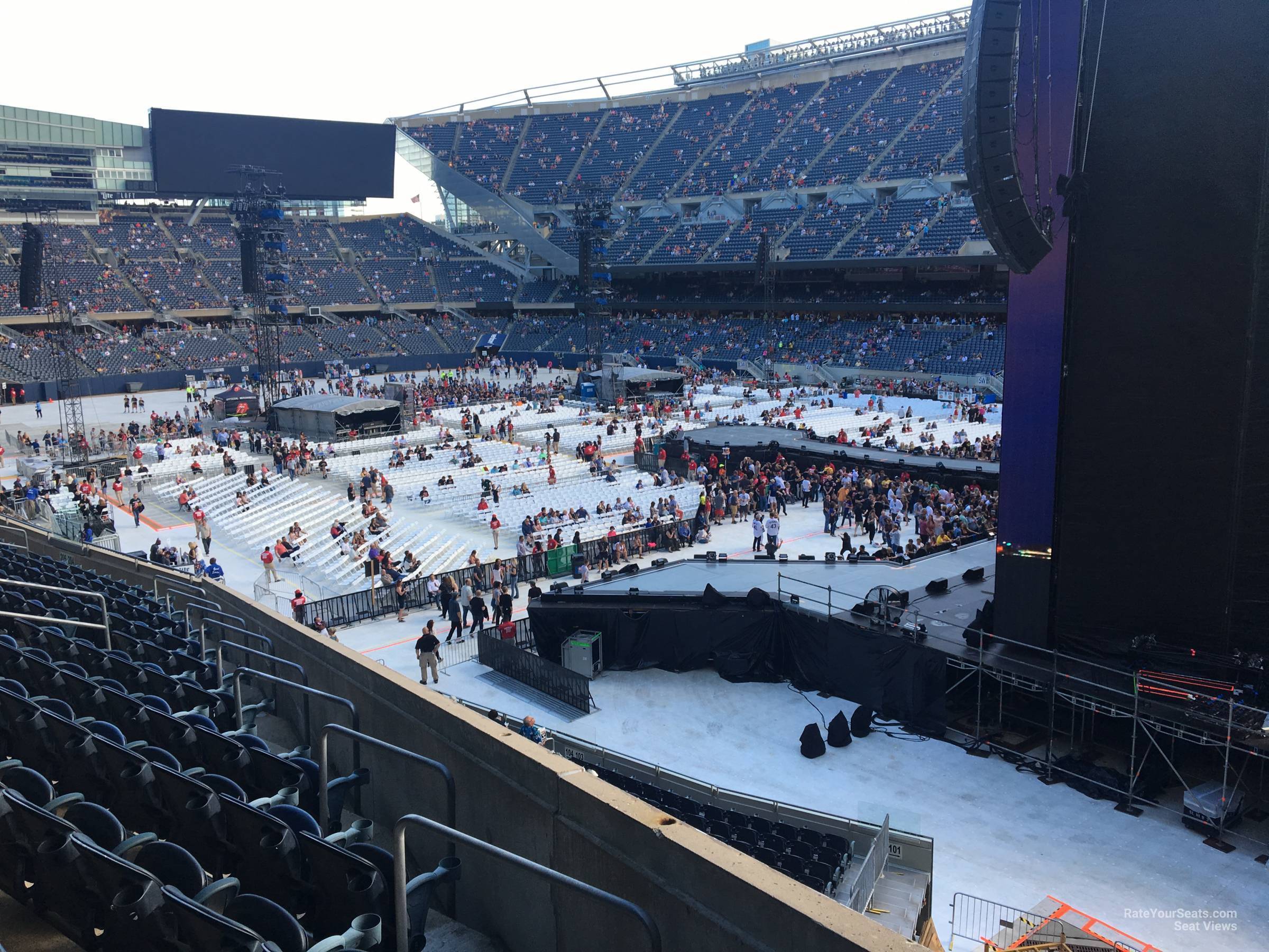 section 202, row 11 seat view  for concert - soldier field