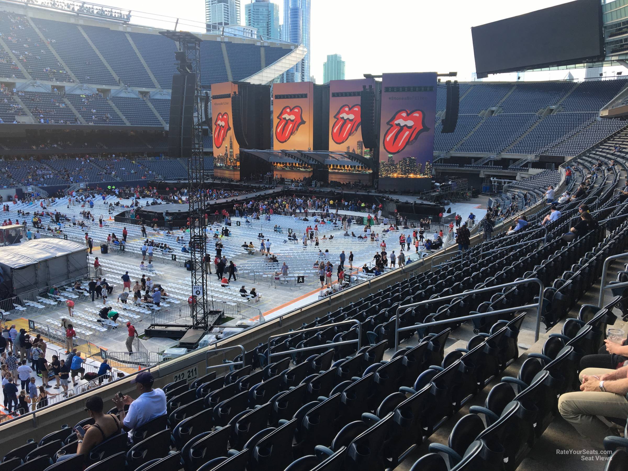 Soldier Field Section 212 Concert Seating