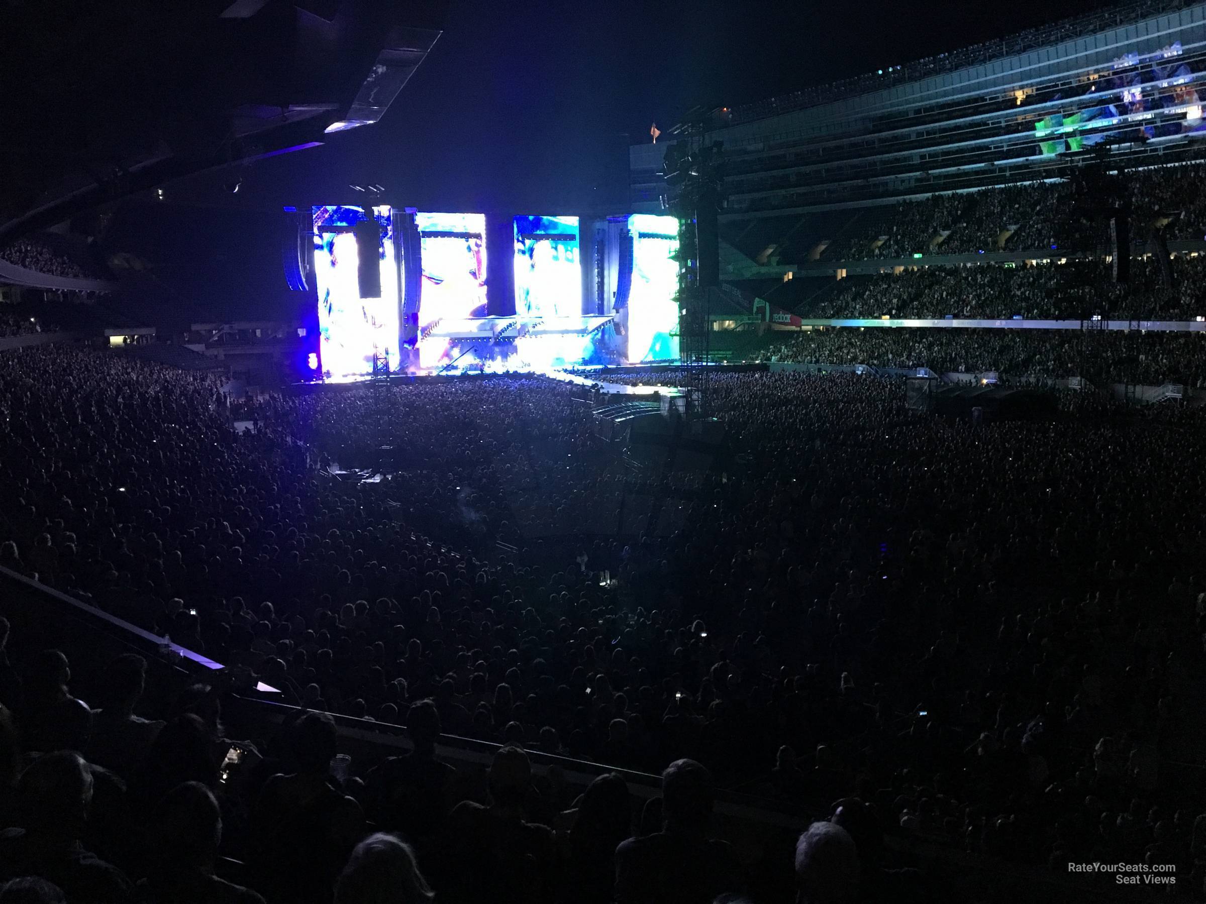 section 230, row 4 seat view  for concert - soldier field