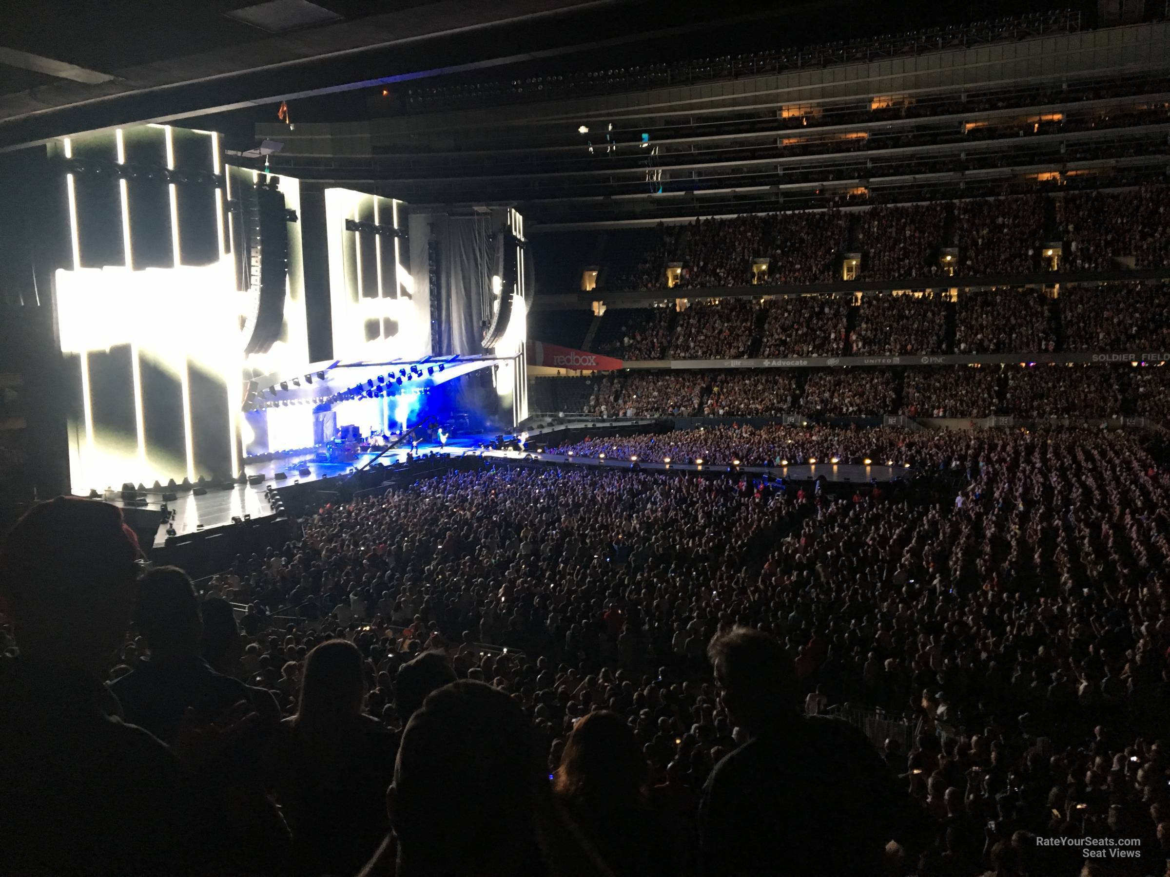 section 239, row 4 seat view  for concert - soldier field