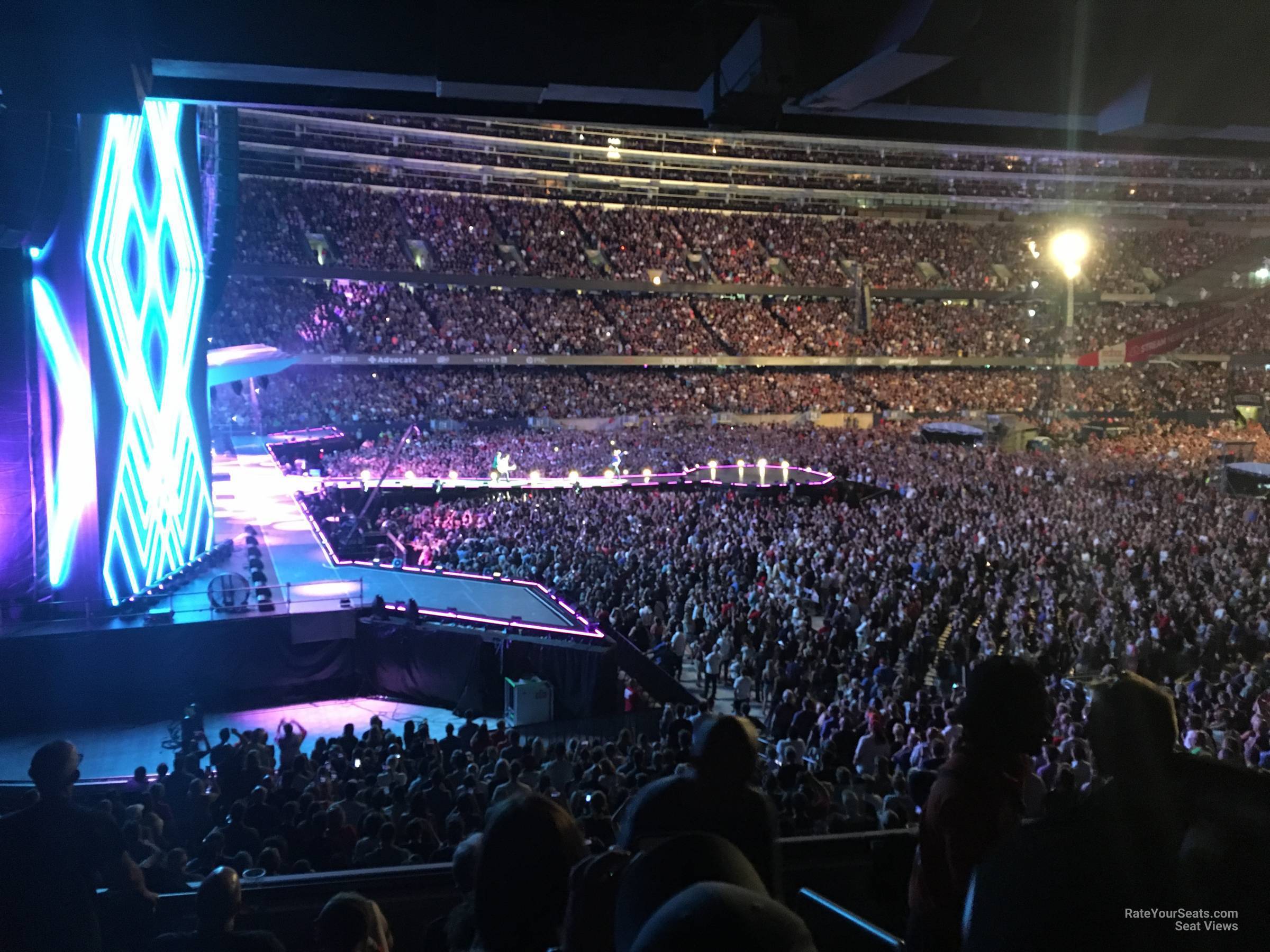 section 243, row 4 seat view  for concert - soldier field